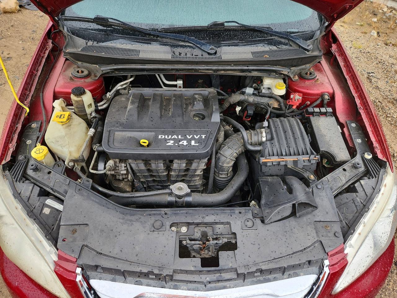2011 Chrysler 200 Touring Red vin: 1C3BC1FB7BN600250