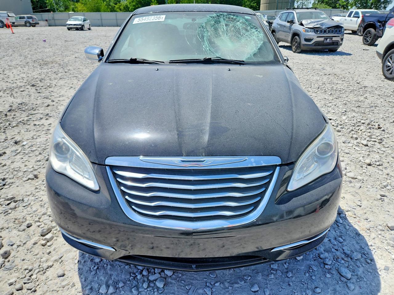 2011 Chrysler 200 Touring Black vin: 1C3BC1FB7BN625164