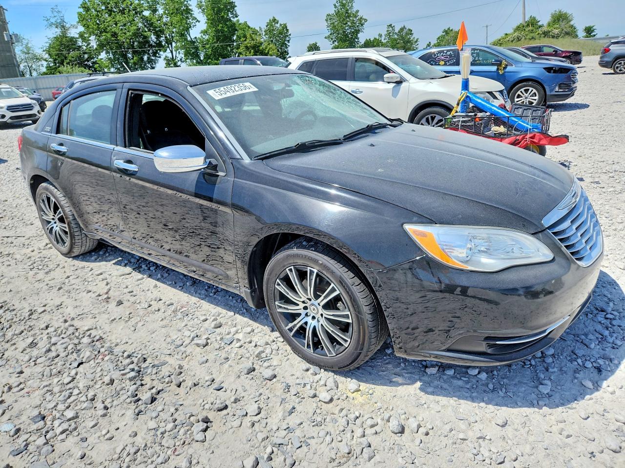 2011 Chrysler 200 Touring Black vin: 1C3BC1FB7BN625164