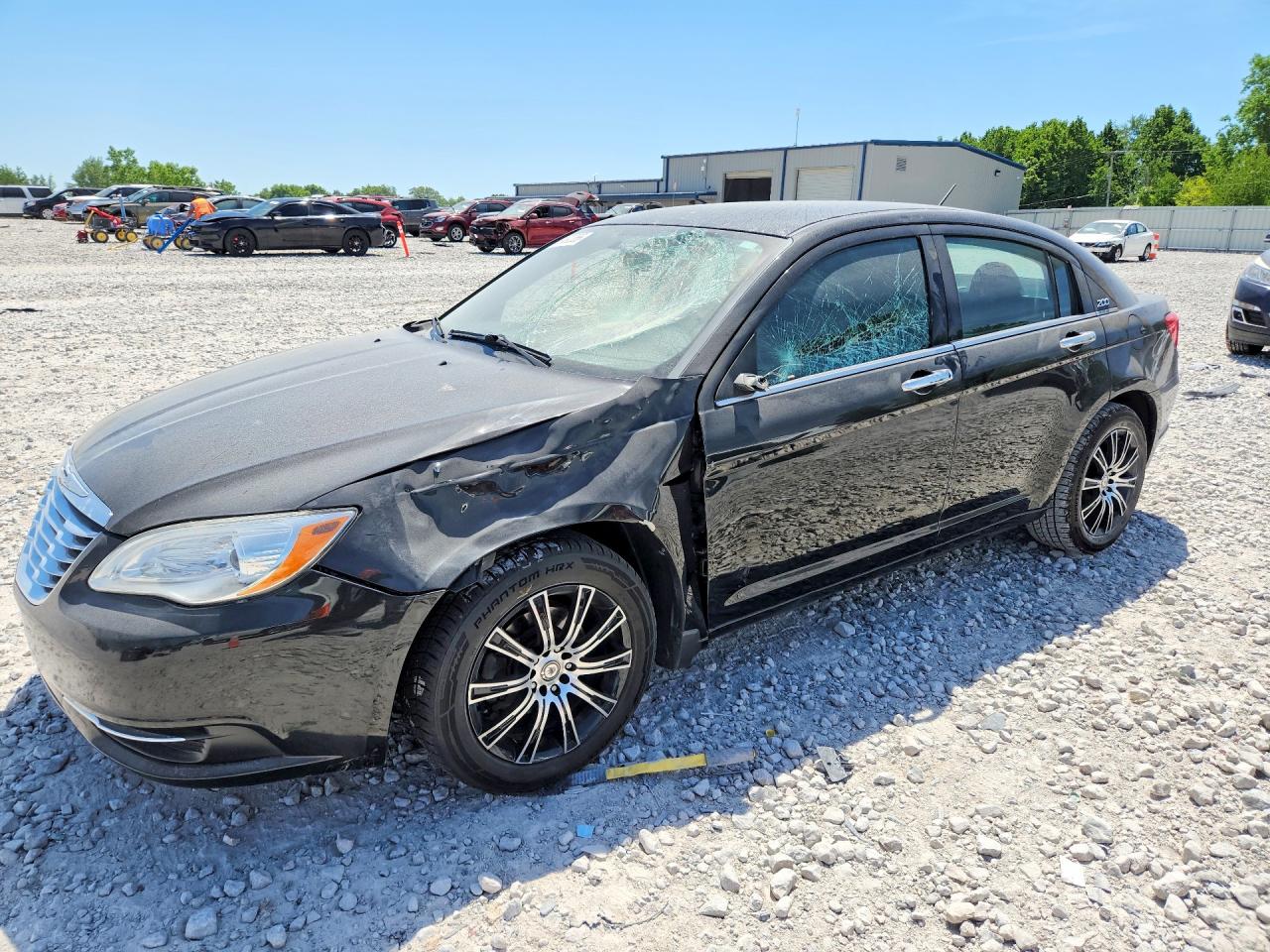 2011 Chrysler 200 Touring Black vin: 1C3BC1FB7BN625164