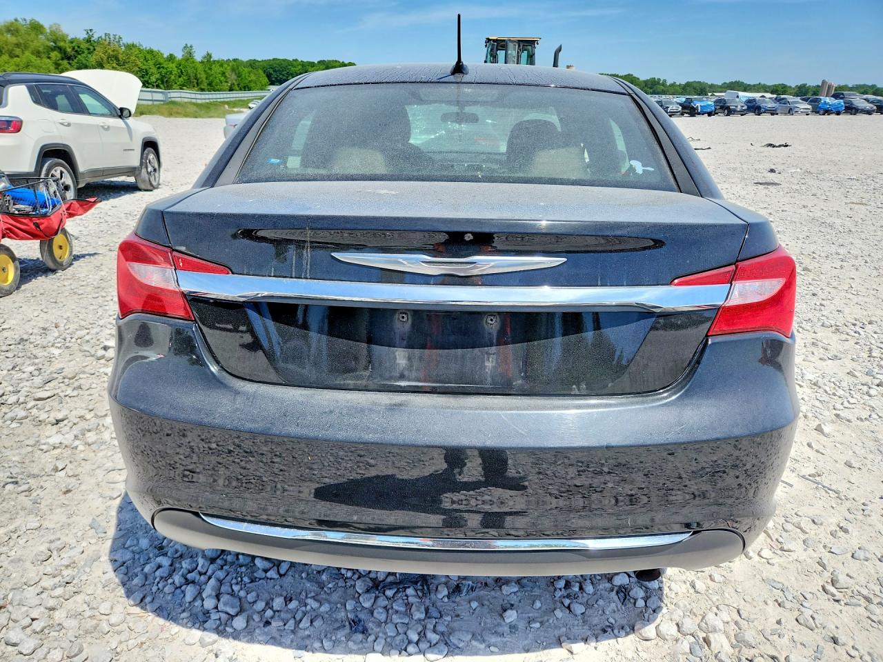 2011 Chrysler 200 Touring Black vin: 1C3BC1FB7BN625164