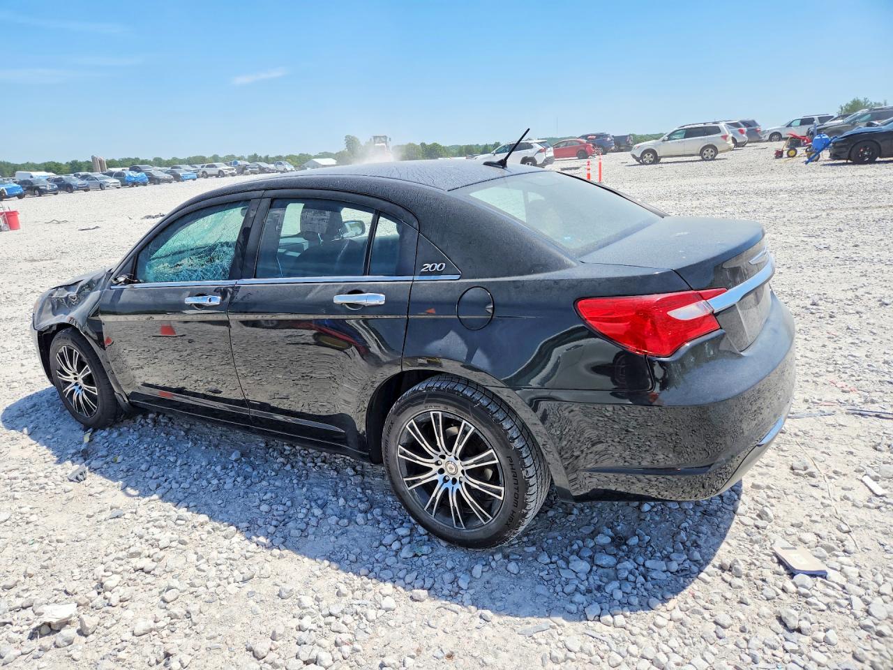 2011 Chrysler 200 Touring Black vin: 1C3BC1FB7BN625164