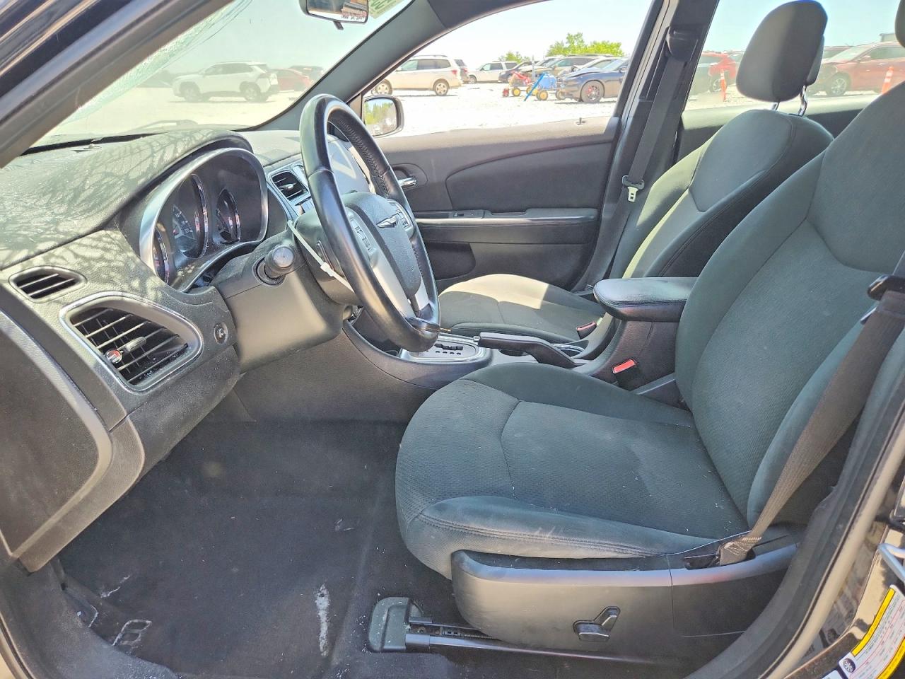 2011 Chrysler 200 Touring Black vin: 1C3BC1FB7BN625164