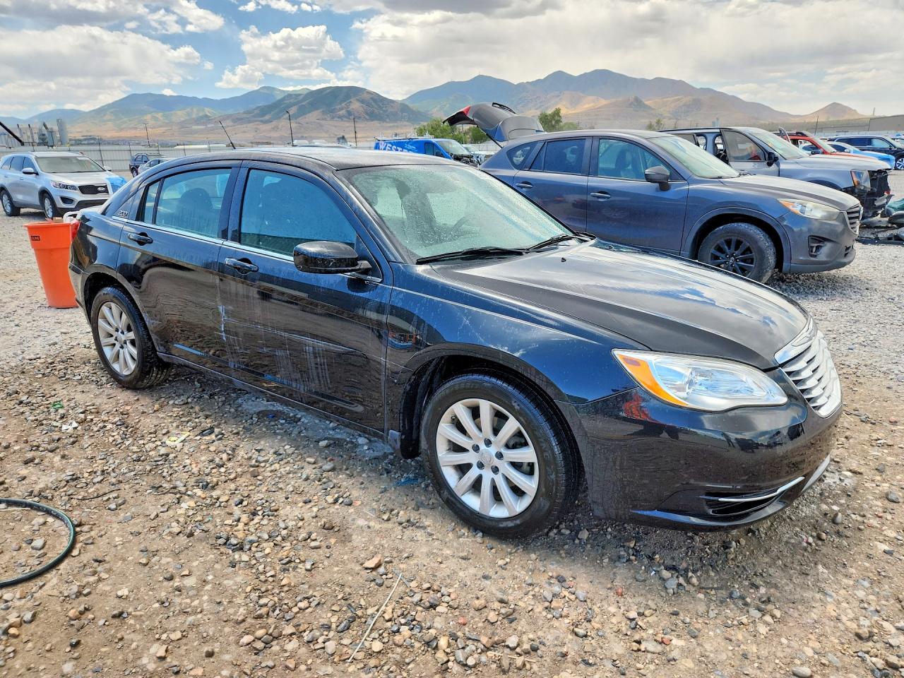 2011 Chrysler 200 Touring Black vin: 1C3BC1FB8BN514722