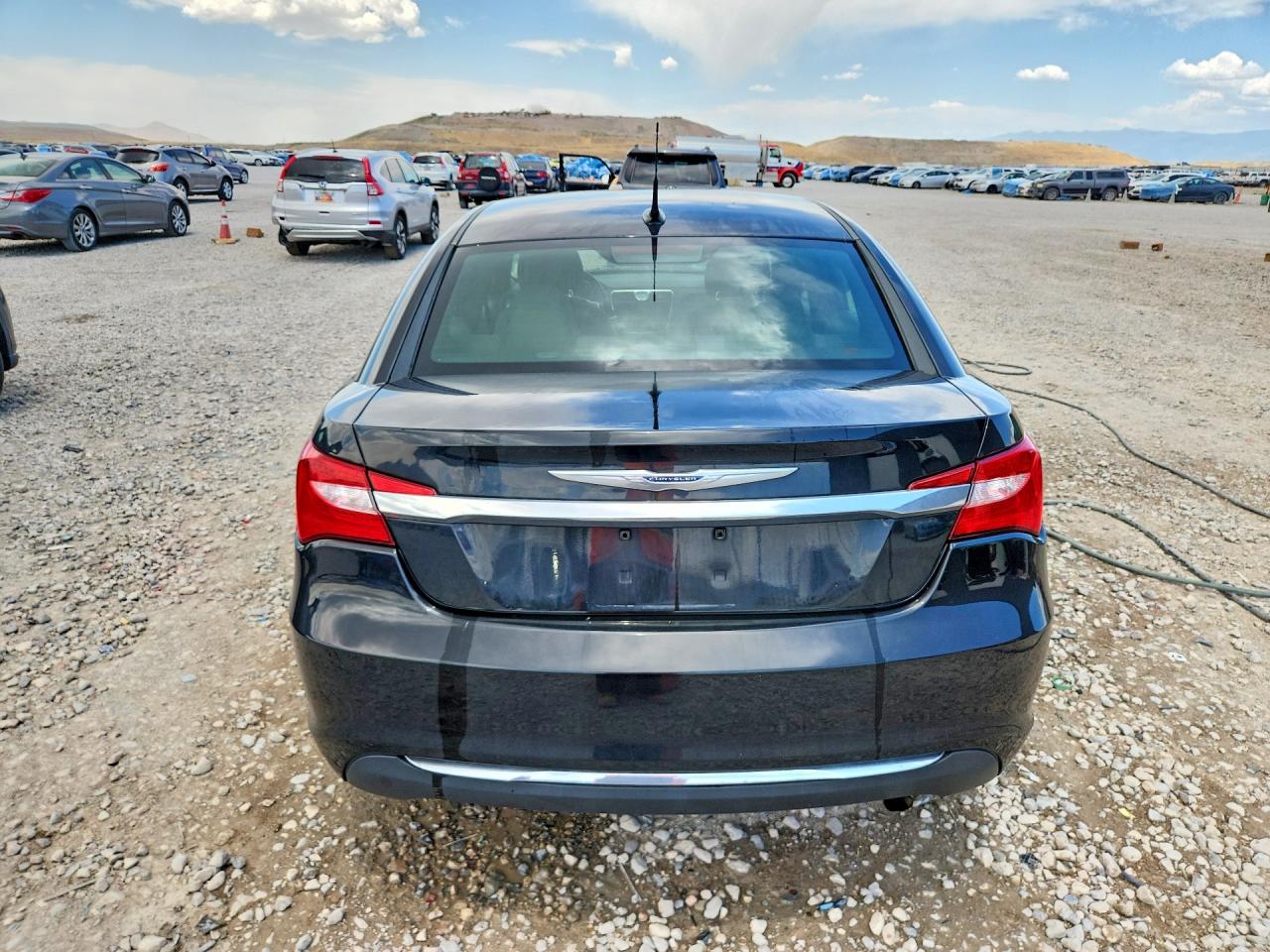 2011 Chrysler 200 Touring Black vin: 1C3BC1FB8BN514722
