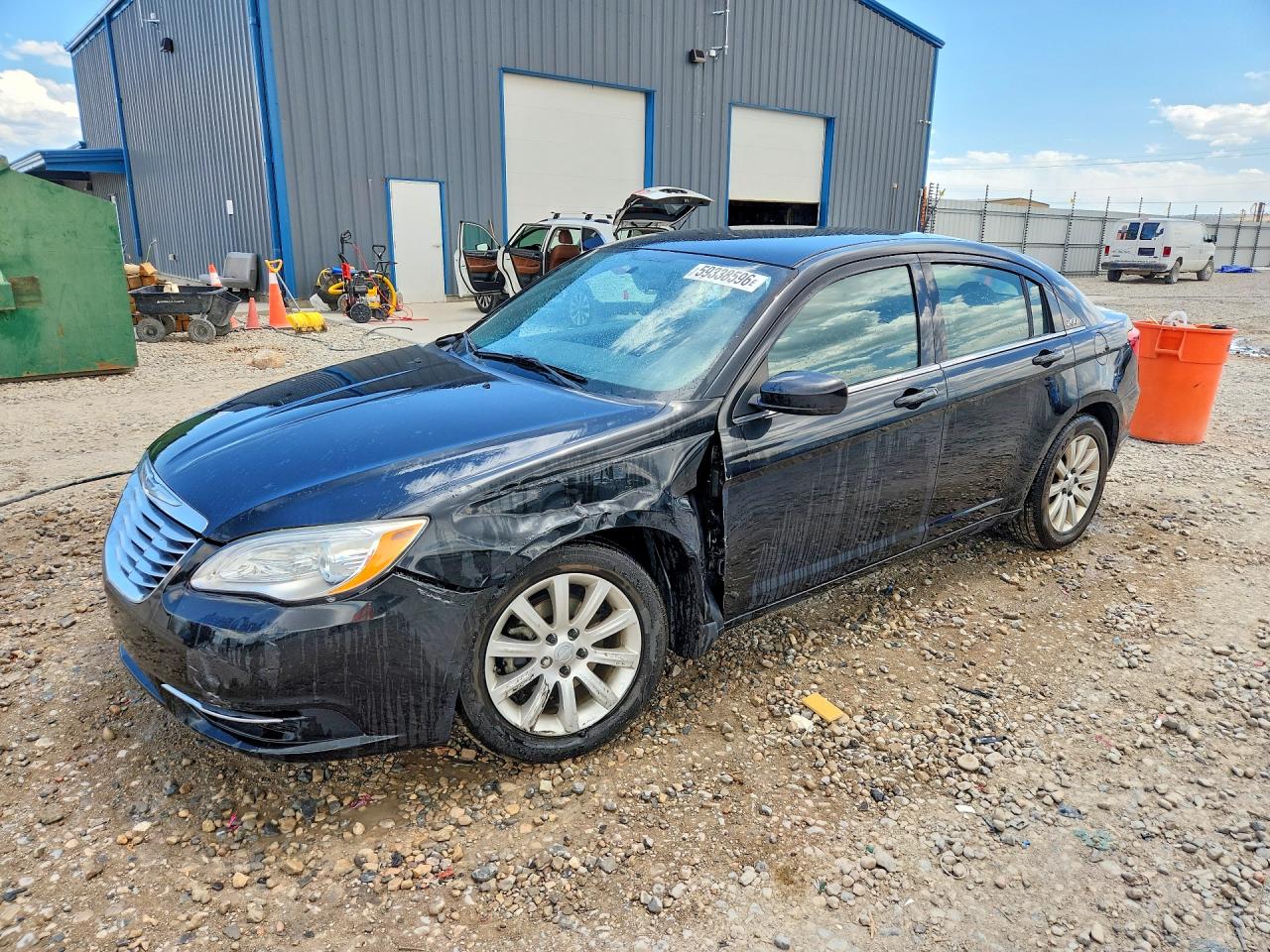 2011 Chrysler 200 Touring Black vin: 1C3BC1FB8BN514722