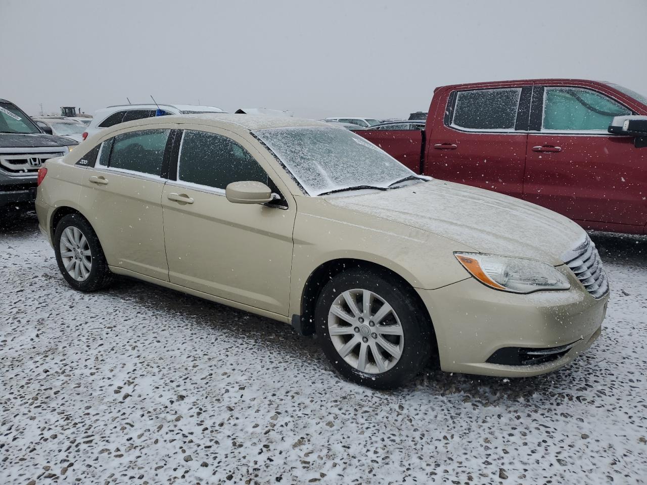 2011 Chrysler 200 Touring Beige vin: 1C3BC1FB8BN519368
