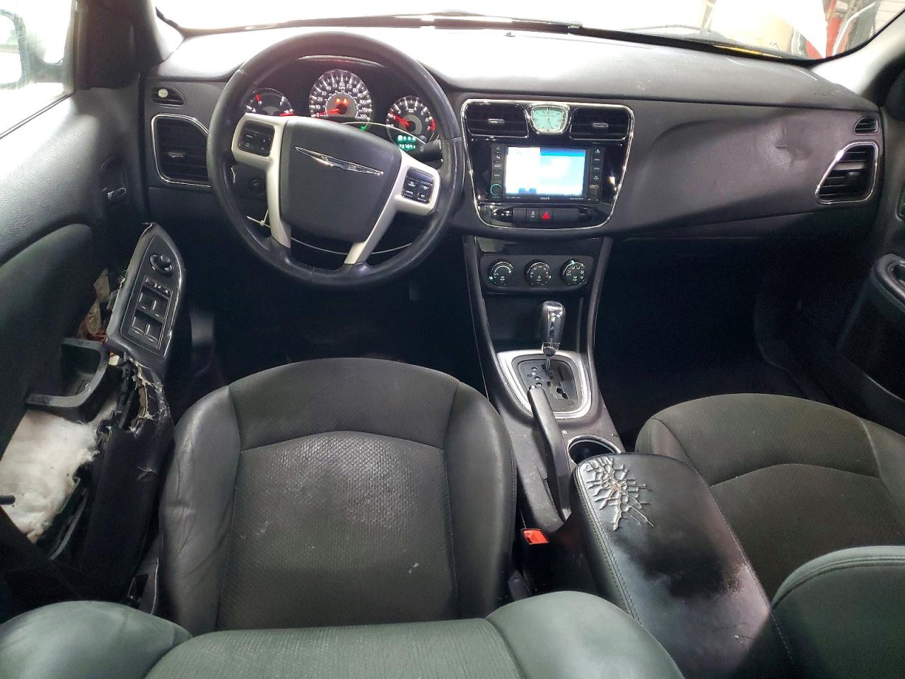 2011 Chrysler 200 Touring White vin: 1C3BC1FBXBN623473