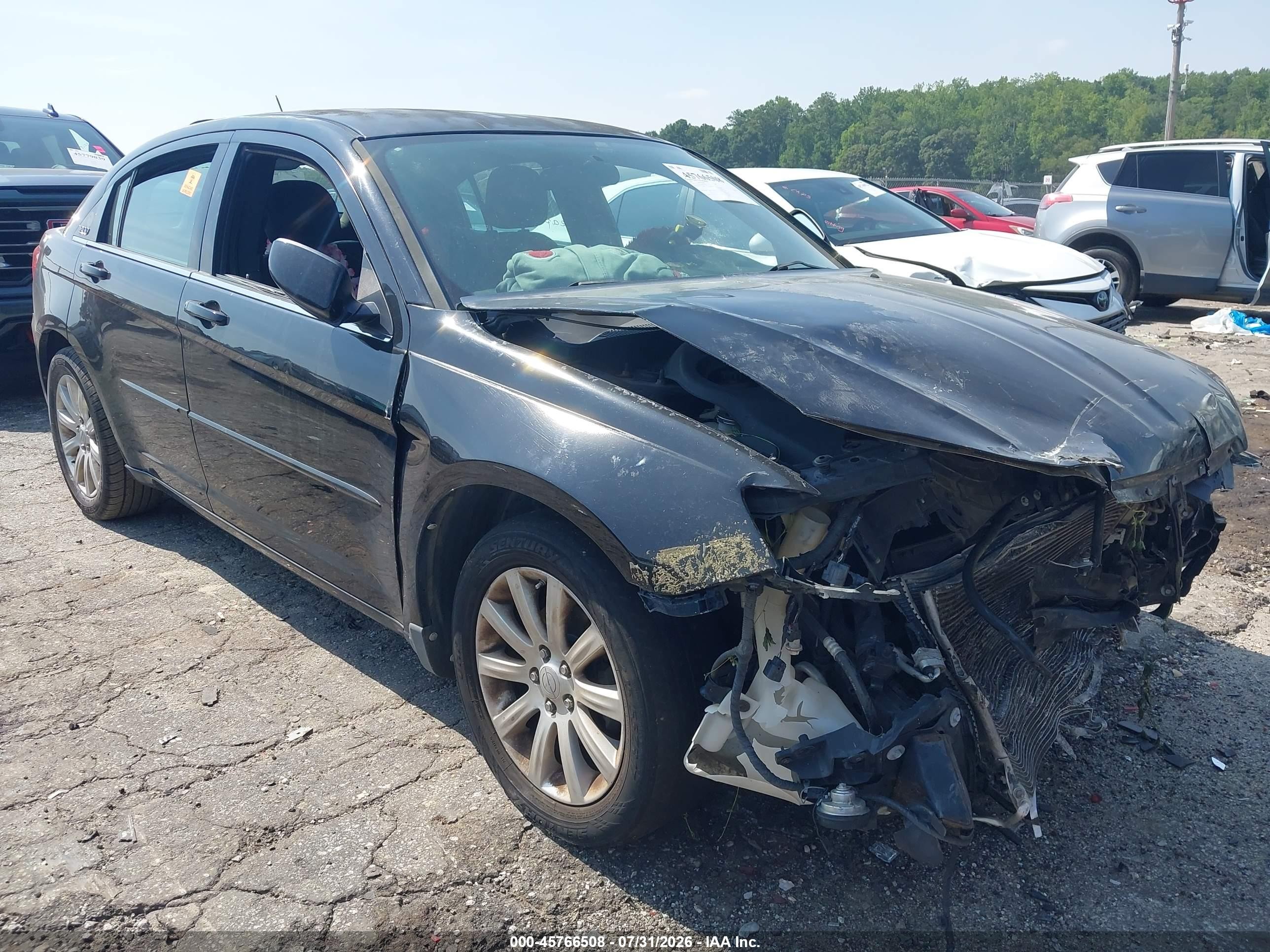 2011 Chrysler 200 Touring Черный vin: 1C3BC1FG3BN547333