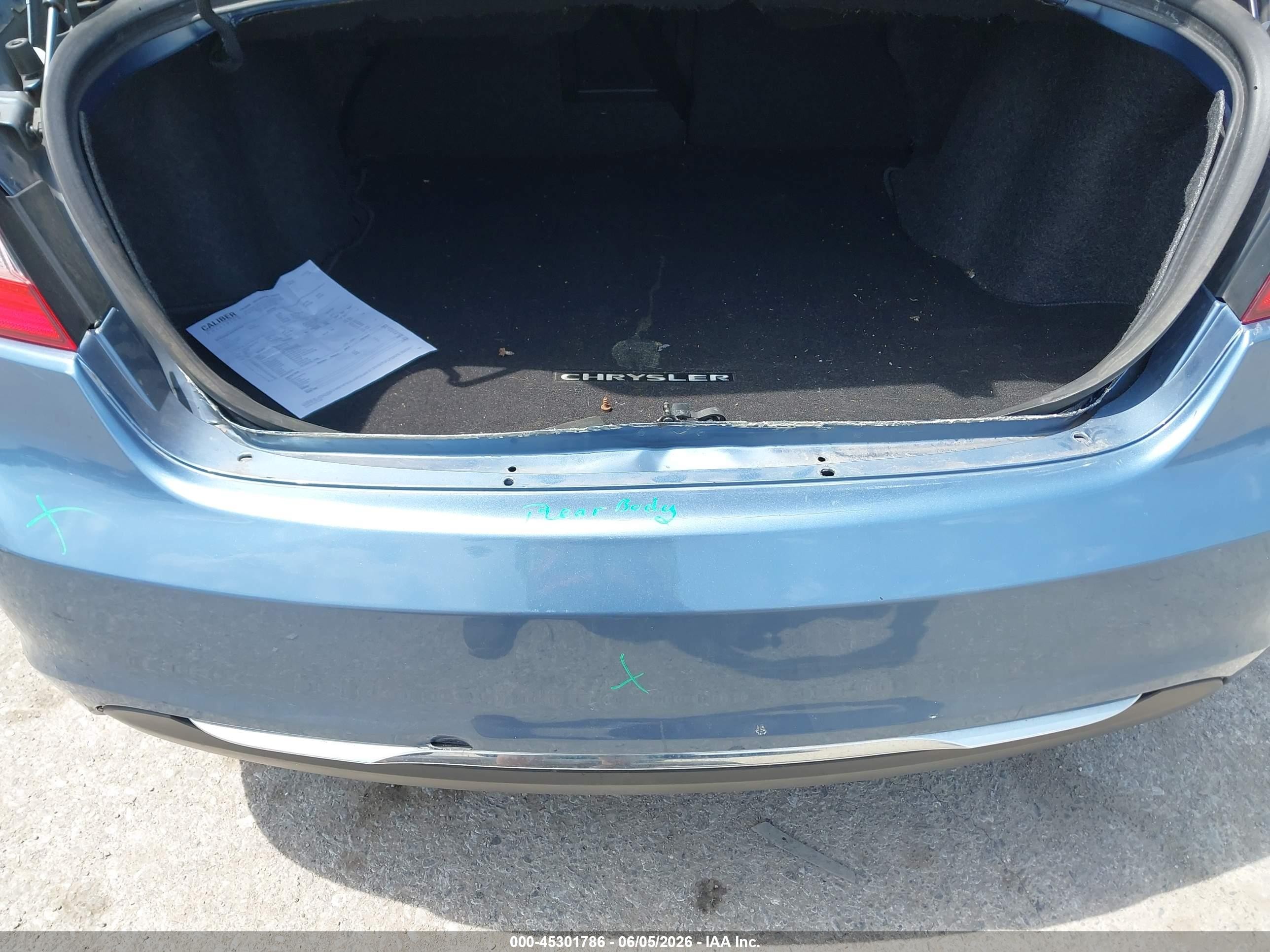 2011 Chrysler 200 Touring Blue vin: 1C3BC1FG4BN577425