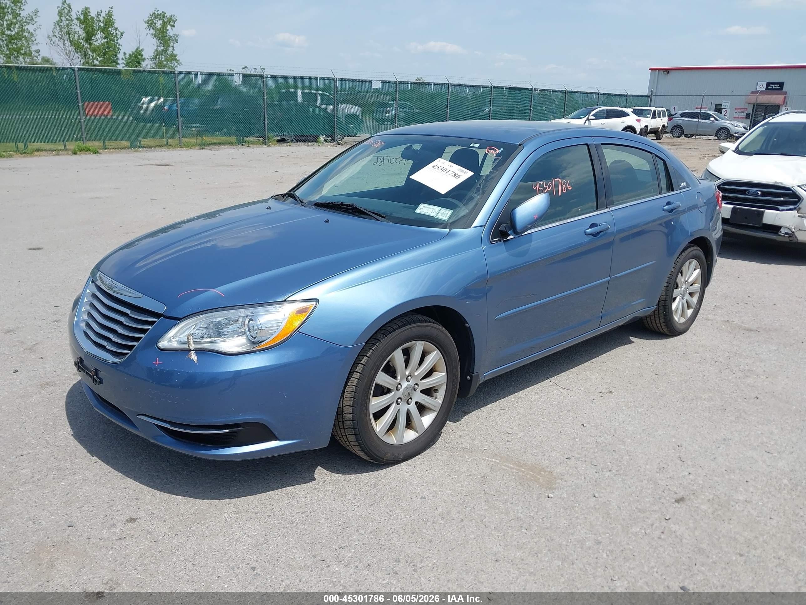 2011 Chrysler 200 Touring Blue vin: 1C3BC1FG4BN577425