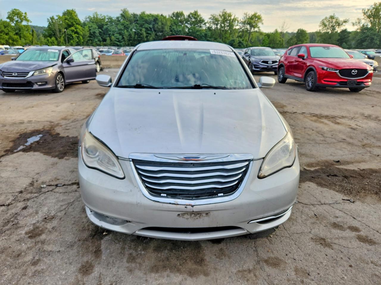 2011 Chrysler 200 Touring Серебряный vin: 1C3BC1FG5BN503706