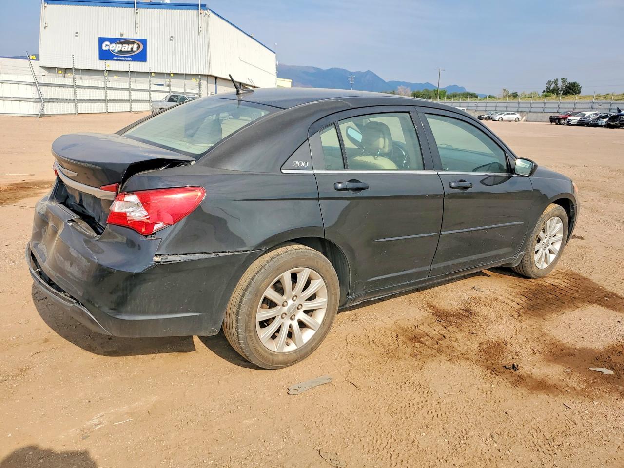 2011 Chrysler 200 Touring Black vin: 1C3BC1FG5BN547348