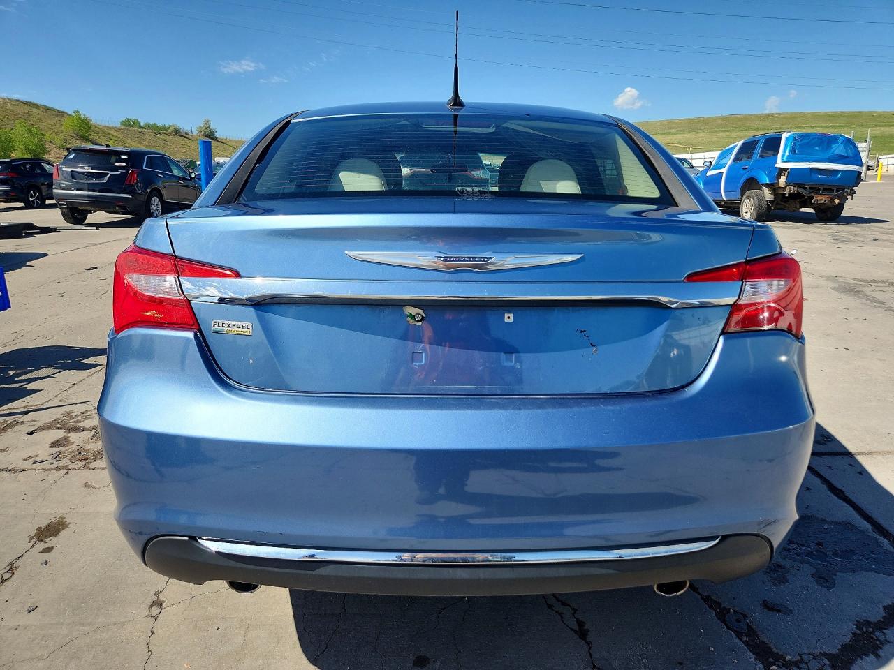 2011 Chrysler 200 Touring Blue vin: 1C3BC1FG7BN538506