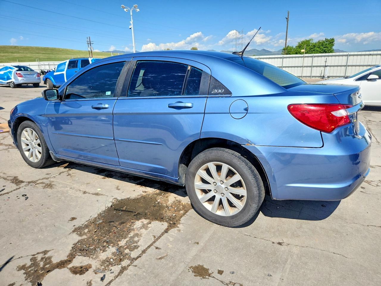 2011 Chrysler 200 Touring Blue vin: 1C3BC1FG7BN538506