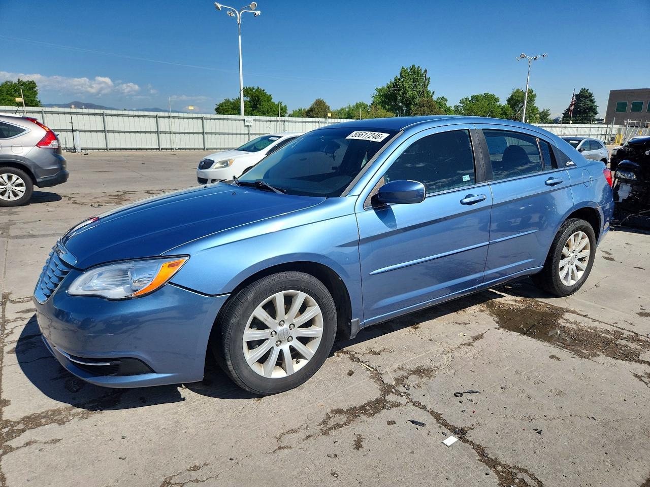 2011 Chrysler 200 Touring Blue vin: 1C3BC1FG7BN538506