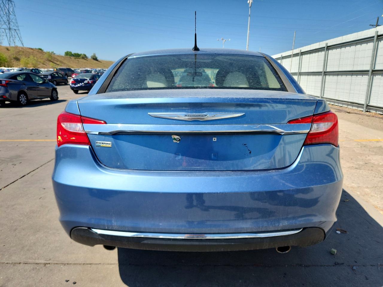 2011 Chrysler 200 Touring Синий vin: 1C3BC1FG7BN538506
