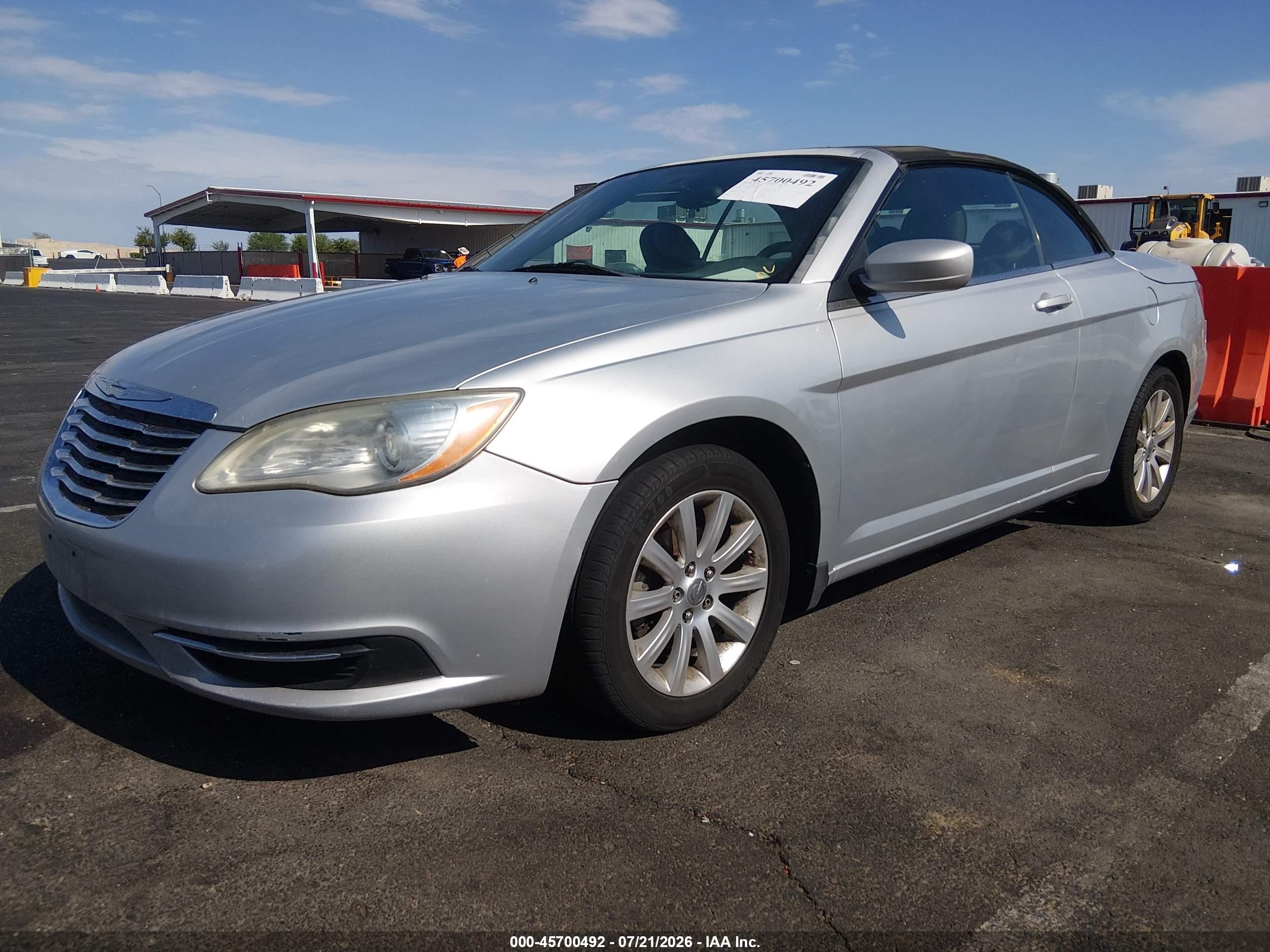 2011 Chrysler 200 Touring Silver vin: 1C3BC2EB5BN532487