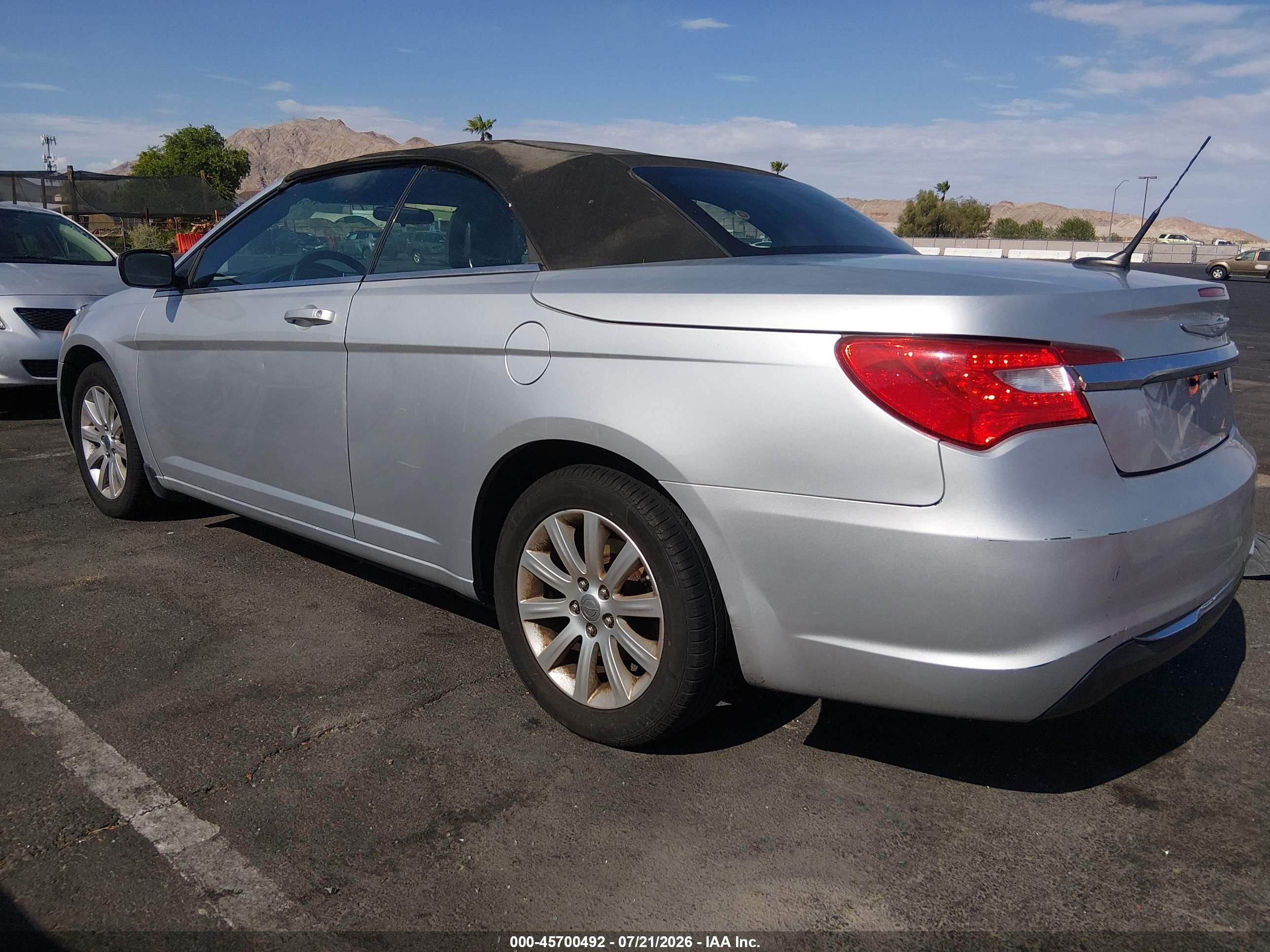 2011 Chrysler 200 Touring Silver vin: 1C3BC2EB5BN532487
