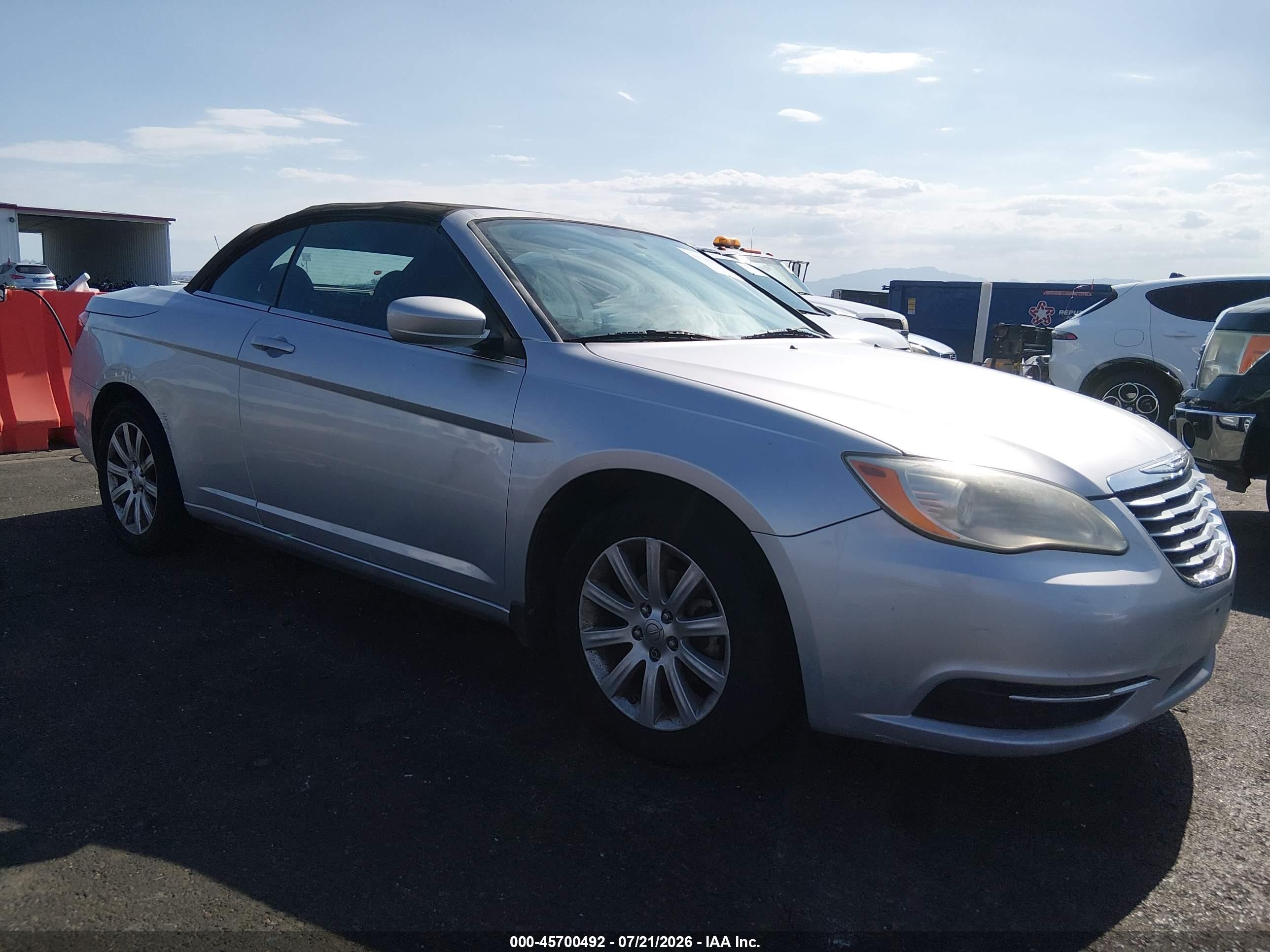 2011 Chrysler 200 Touring Silver vin: 1C3BC2EB5BN532487