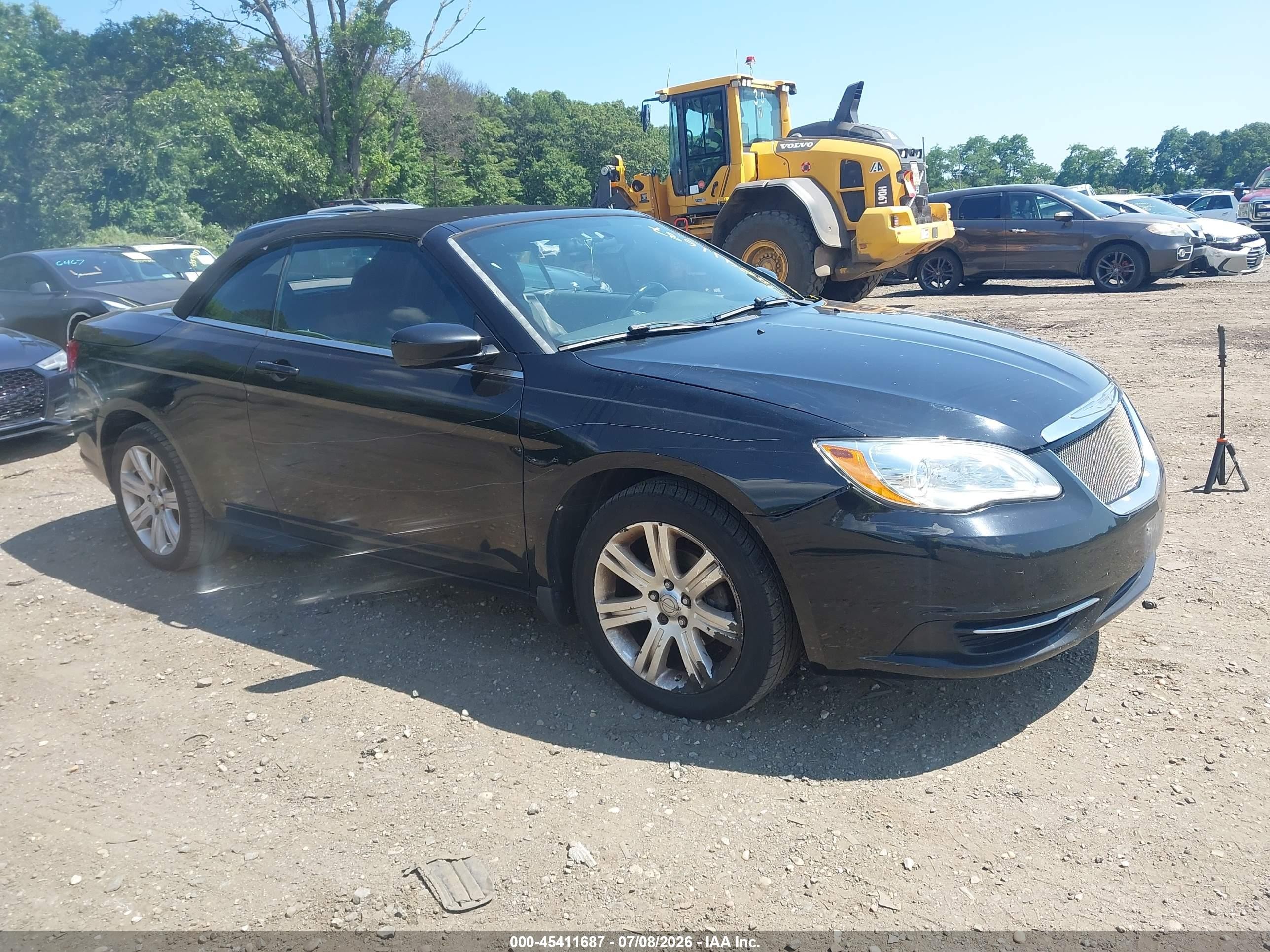 2011 Chrysler 200 Touring Black vin: 1C3BC2EB5BN604501