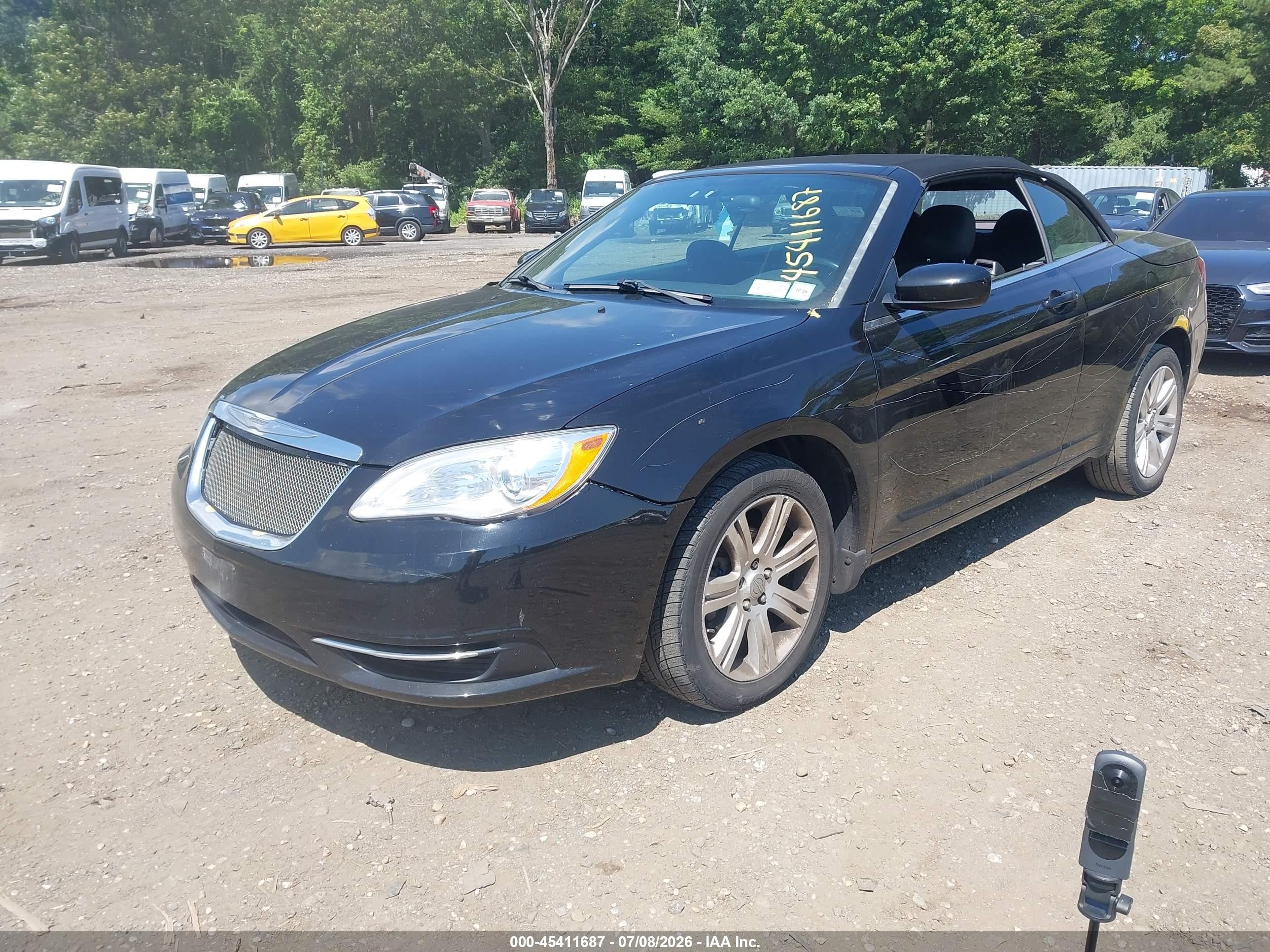 2011 Chrysler 200 Touring Black vin: 1C3BC2EB5BN604501