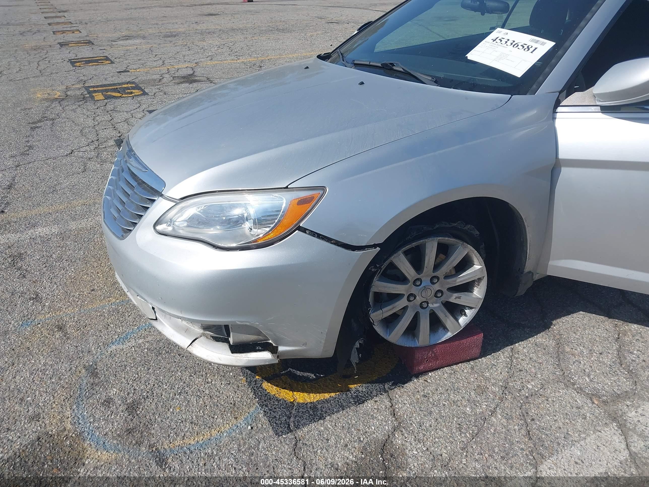 2011 Chrysler 200 Touring Gray vin: 1C3BC2EB7BN606993