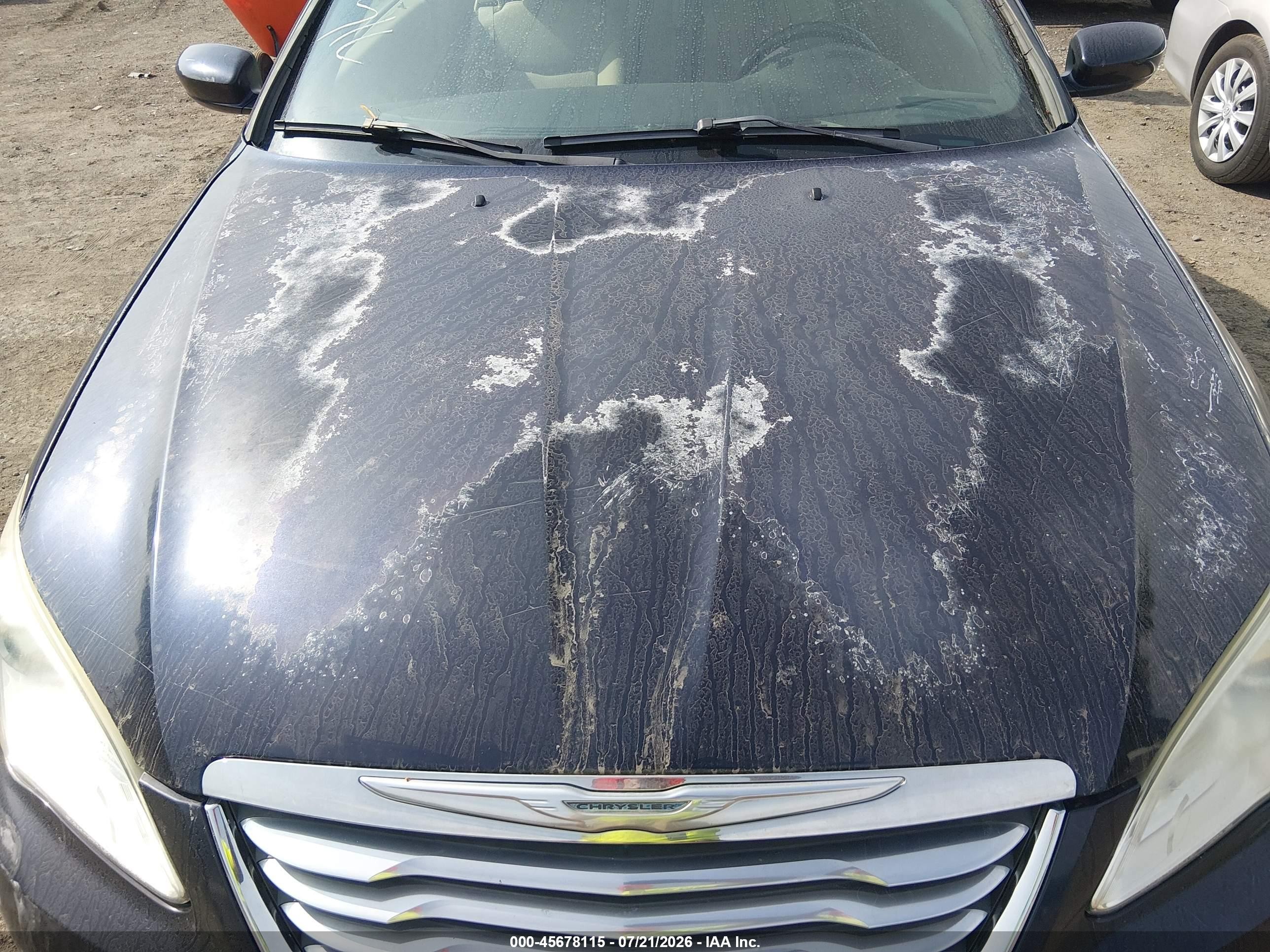 2011 Chrysler 200 Touring Синий vin: 1C3BC2EG1BN531588