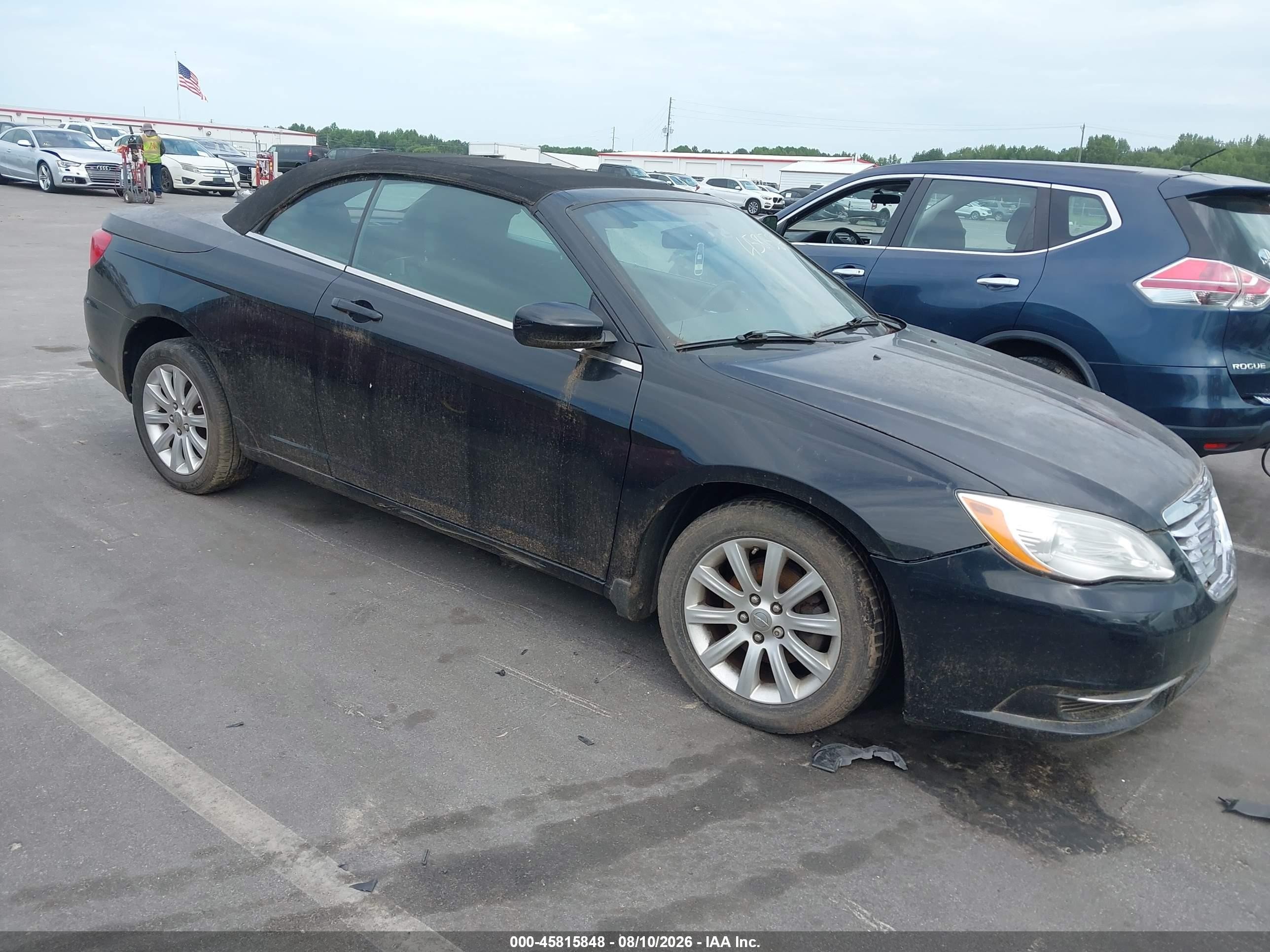 2011 Chrysler 200 Touring Black vin: 1C3BC2EG4BN529818