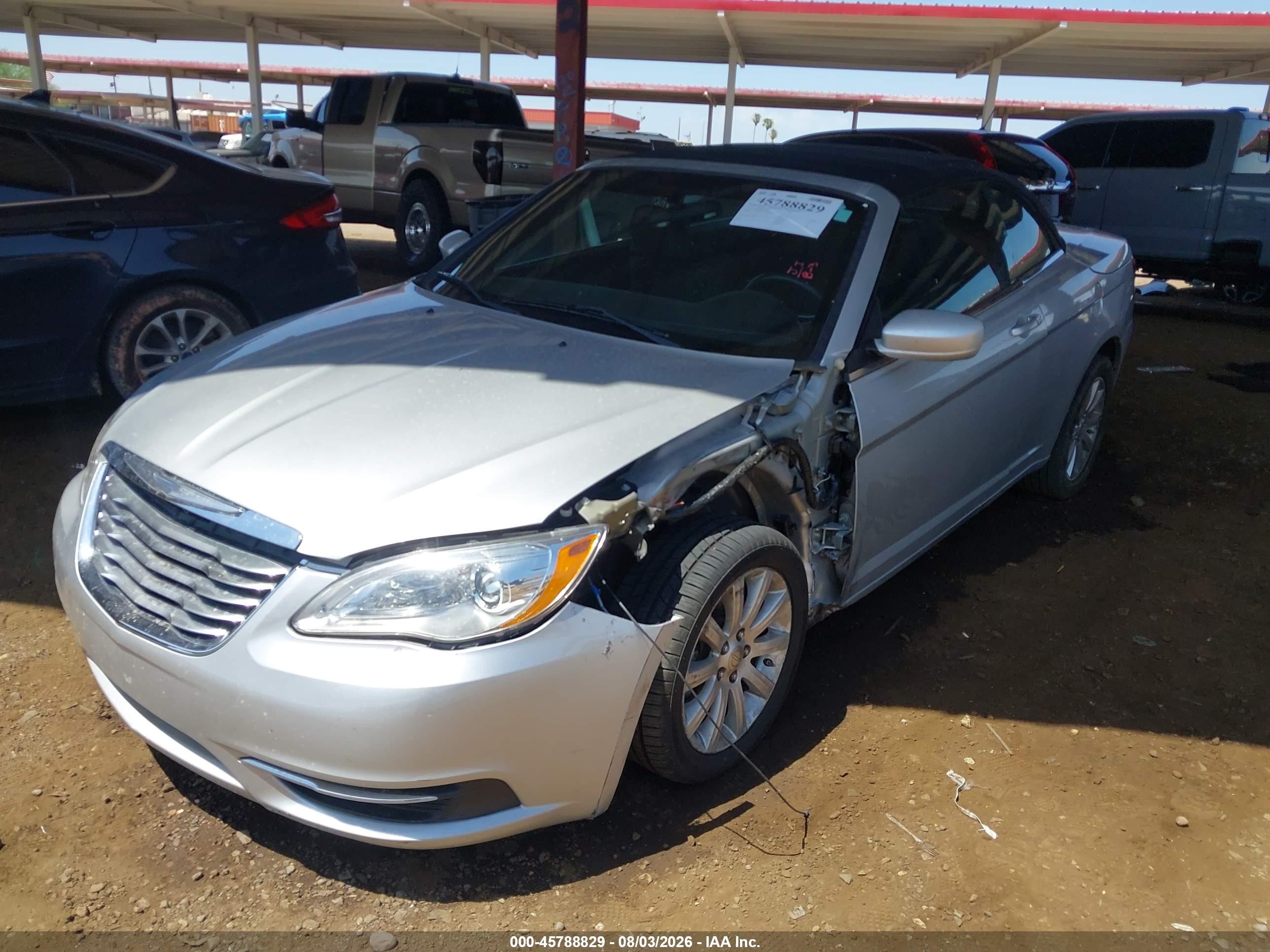 2011 Chrysler 200 Touring Silver vin: 1C3BC2EG4BN620488