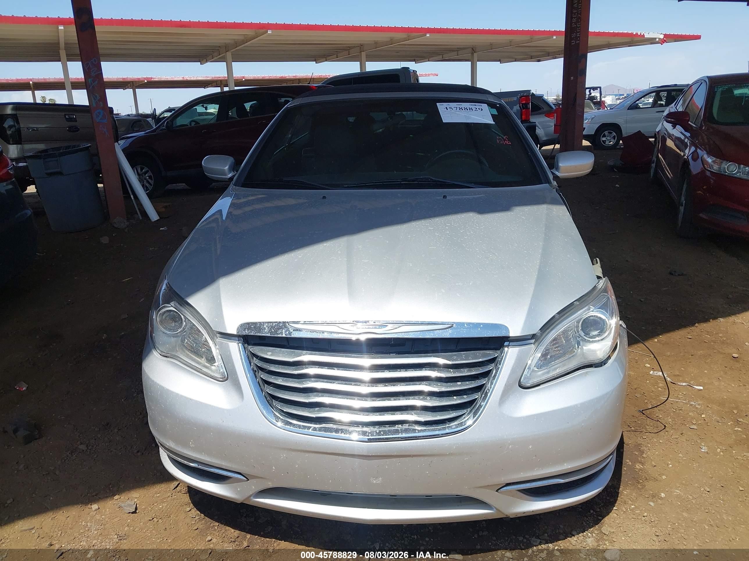 2011 Chrysler 200 Touring Silver vin: 1C3BC2EG4BN620488