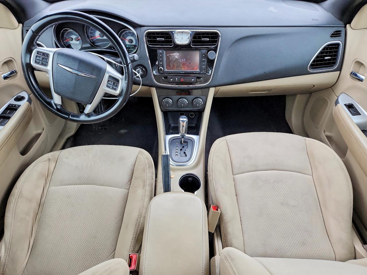 2011 Chrysler 200 Touring White vin: 1C3BC2EG5BN549687