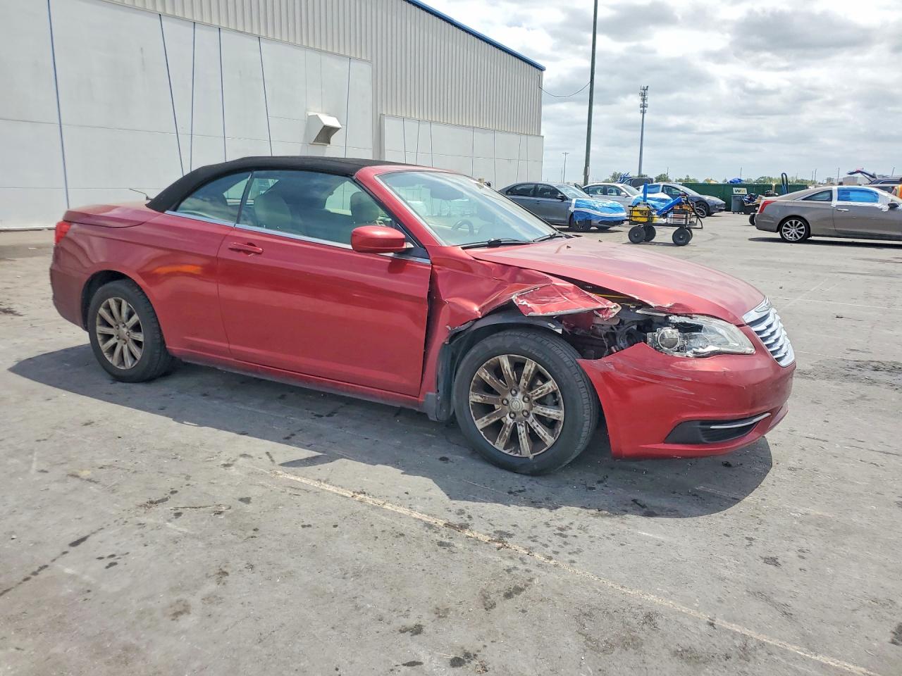 2011 Chrysler 200 Touring Maroon vin: 1C3BC2EG5BN563699