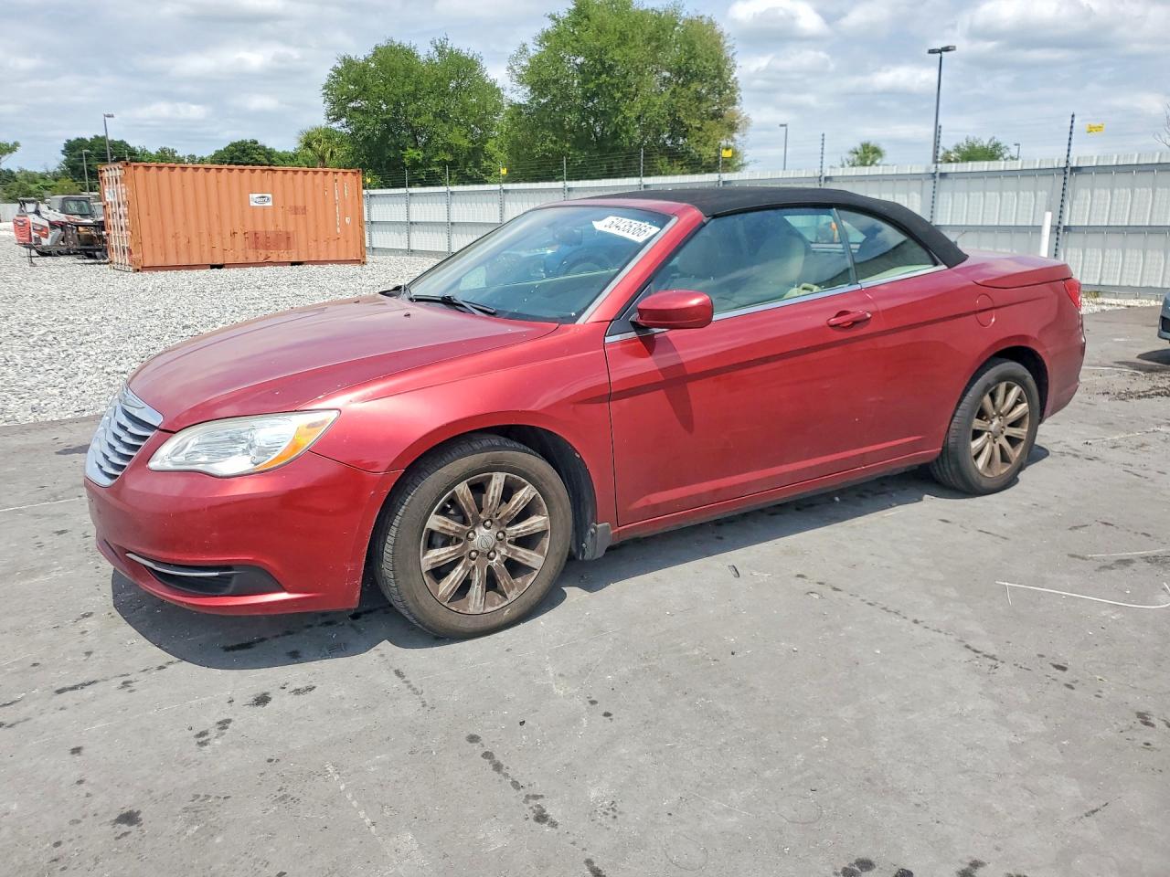 2011 Chrysler 200 Touring Maroon vin: 1C3BC2EG5BN563699