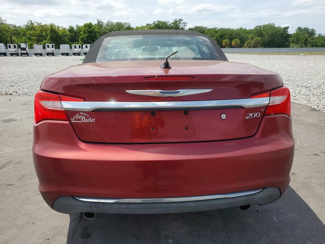 2011 Chrysler 200 Touring Maroon vin: 1C3BC2EG5BN563699