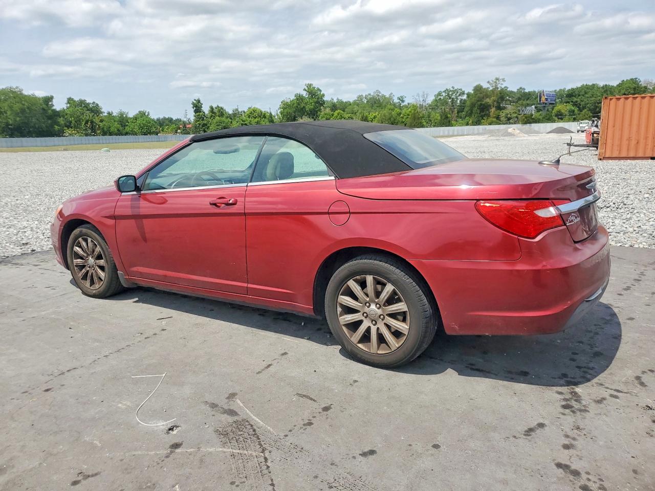 2011 Chrysler 200 Touring Maroon vin: 1C3BC2EG5BN563699