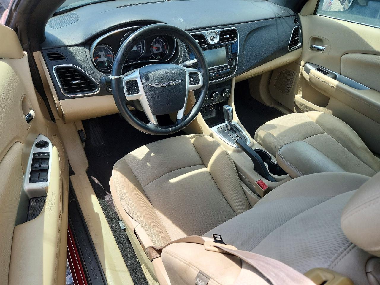 2011 Chrysler 200 Touring Maroon vin: 1C3BC2EG5BN563699