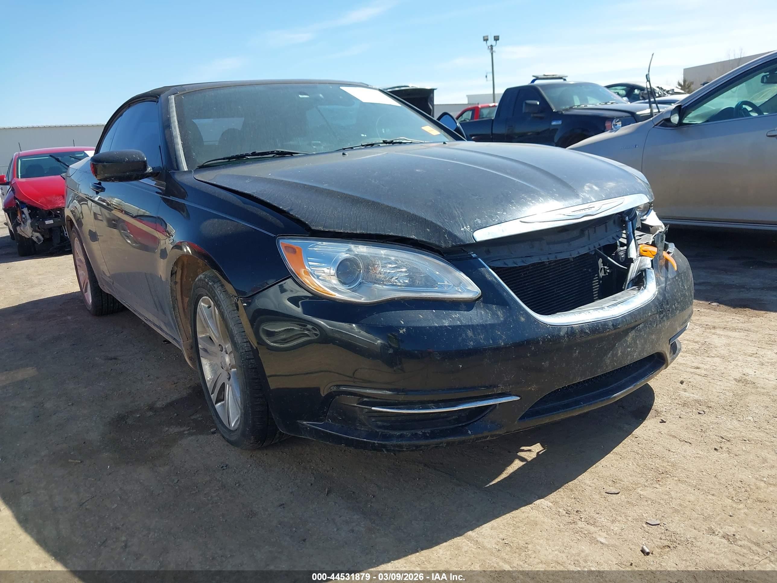 2011 Chrysler 200 Touring Black vin: 1C3BC2EG7BN620503
