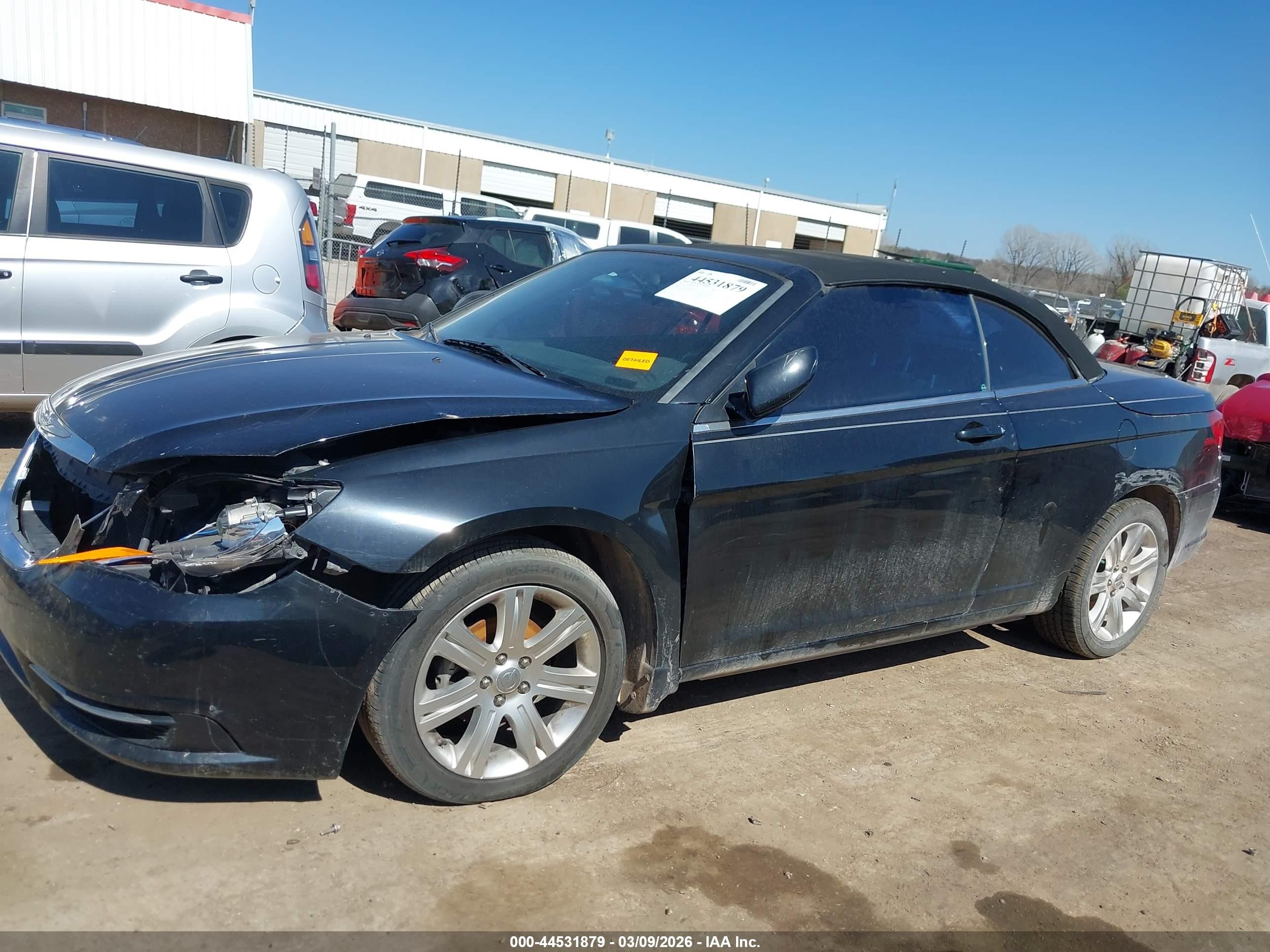 2011 Chrysler 200 Touring Black vin: 1C3BC2EG7BN620503