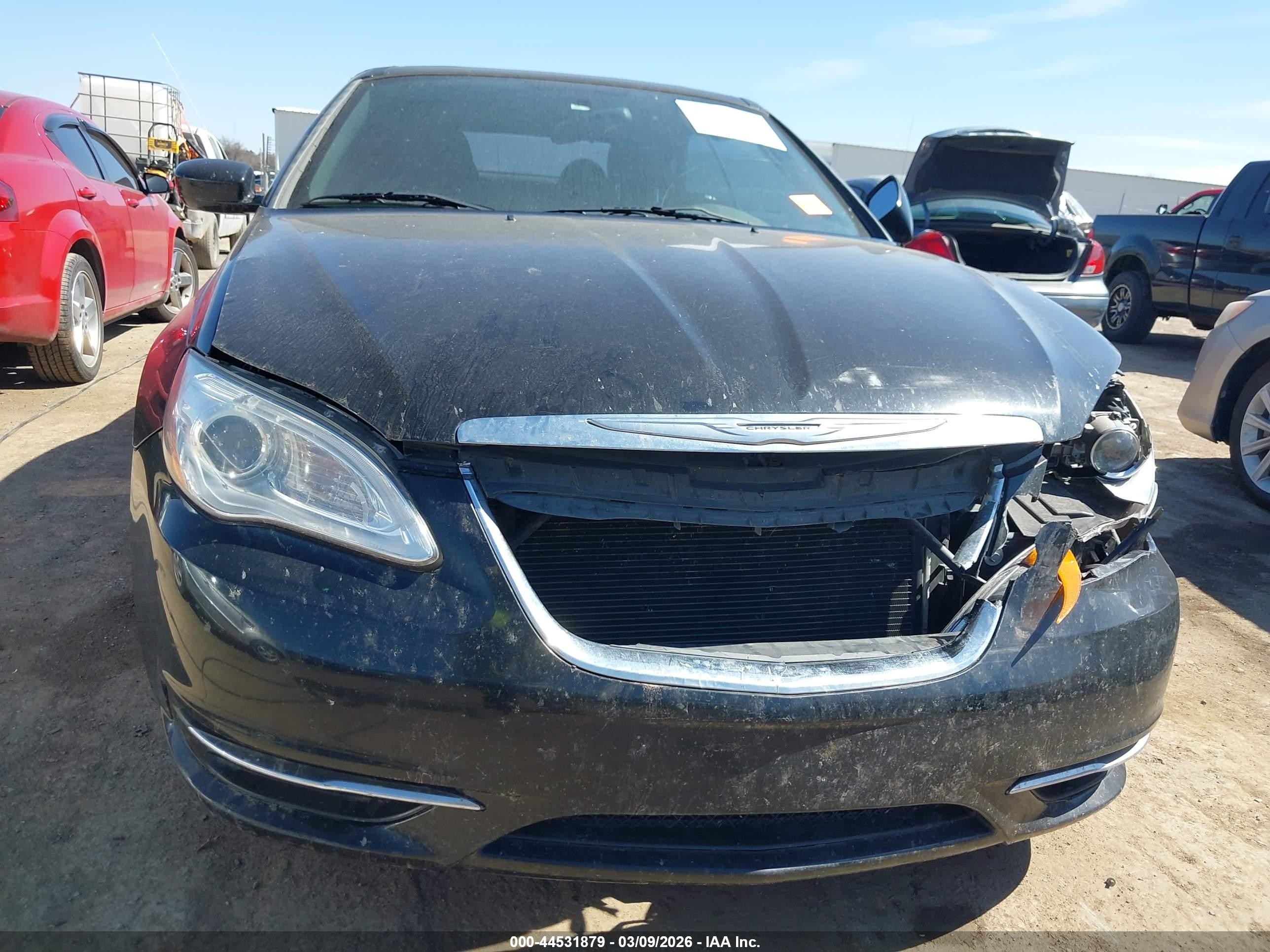 2011 Chrysler 200 Touring Black vin: 1C3BC2EG7BN620503