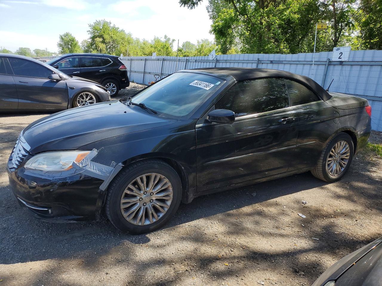 2011 Chrysler 200 Touring Black vin: 1C3BC2EGXBN565576