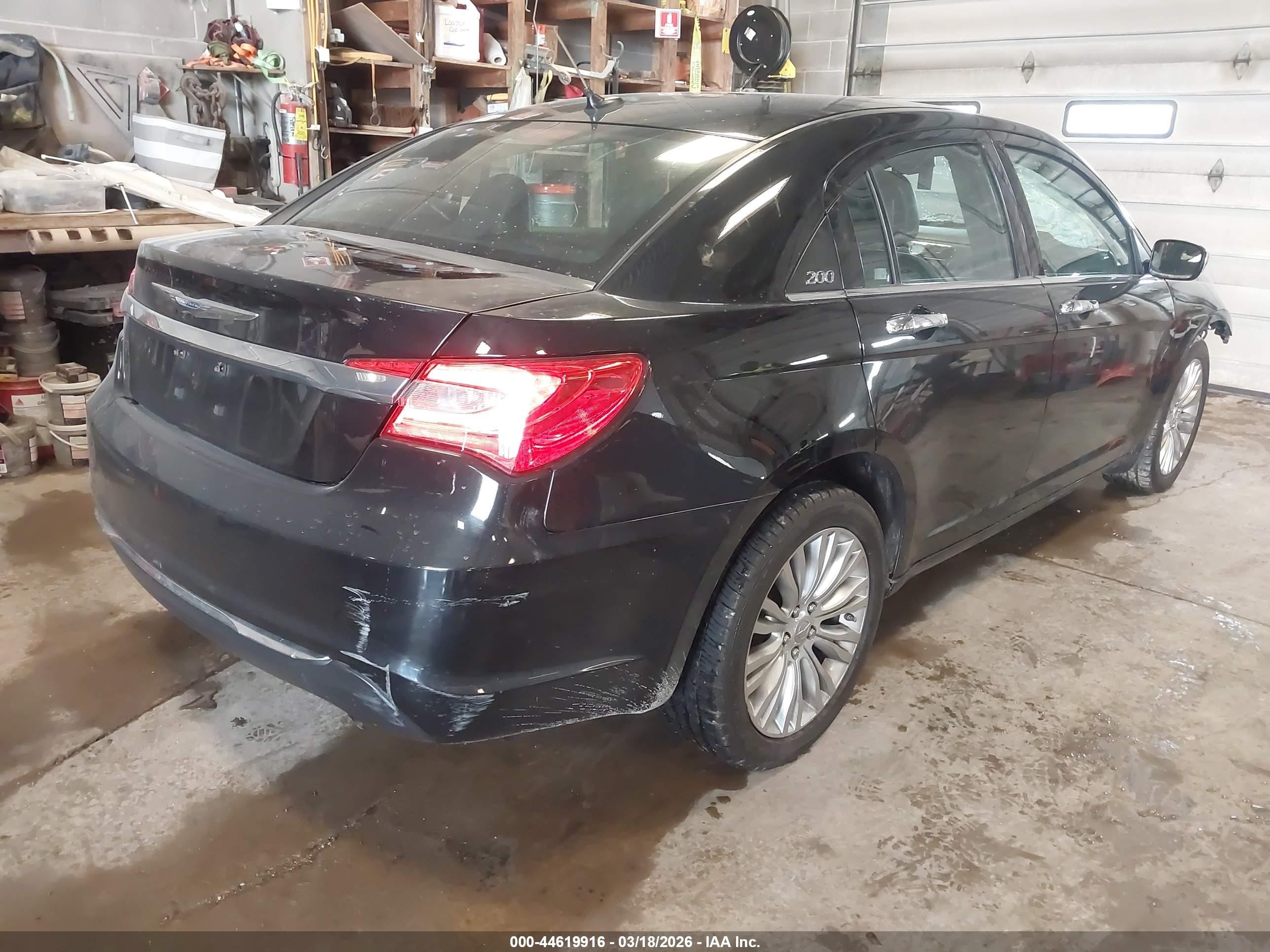 2011 Chrysler 200 Limited Black vin: 1C3BC2FB4BN572008