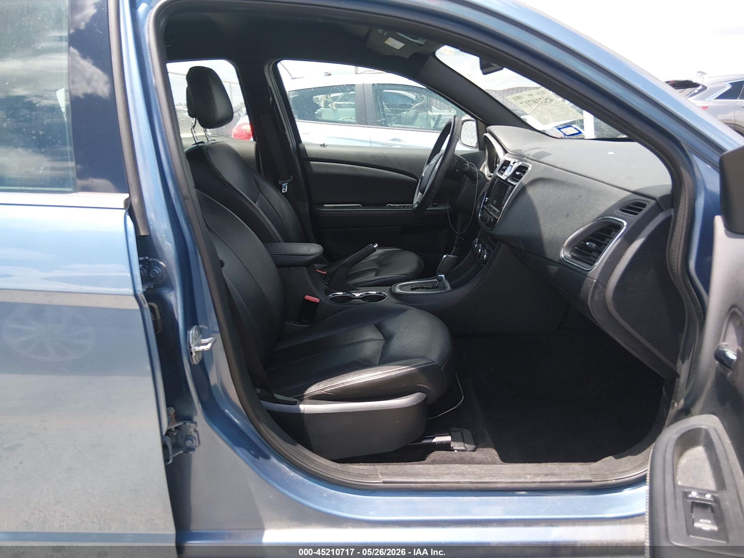 2011 Chrysler 200 Limited Blue vin: 1C3BC2FB7BN551380