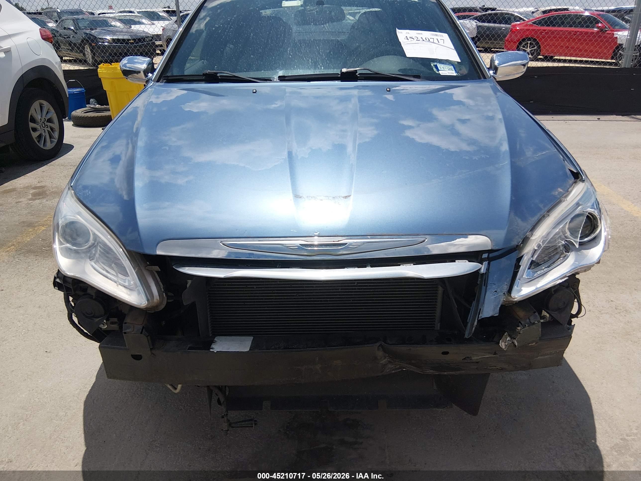 2011 Chrysler 200 Limited Blue vin: 1C3BC2FB7BN551380