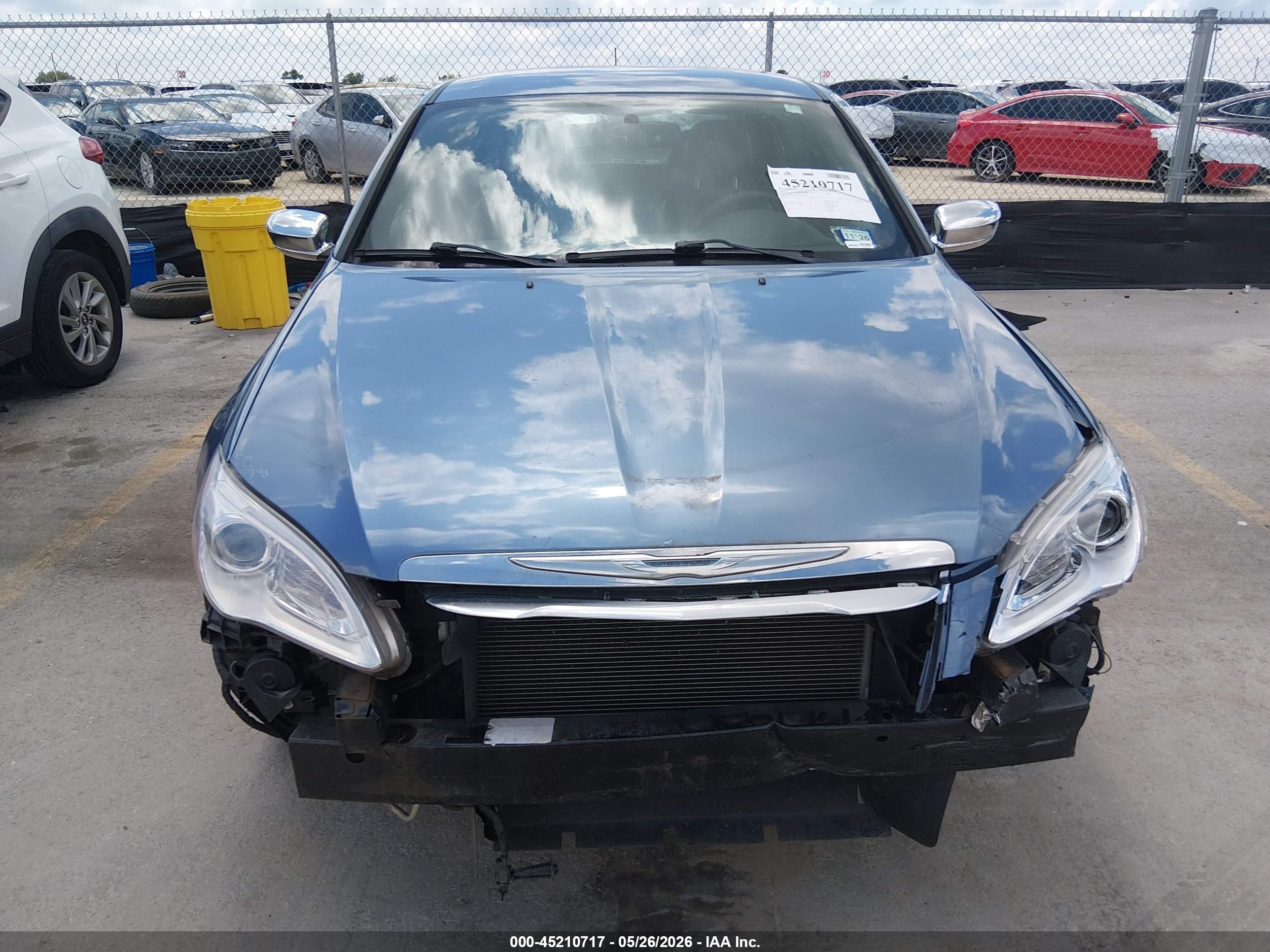 2011 Chrysler 200 Limited Blue vin: 1C3BC2FB7BN551380