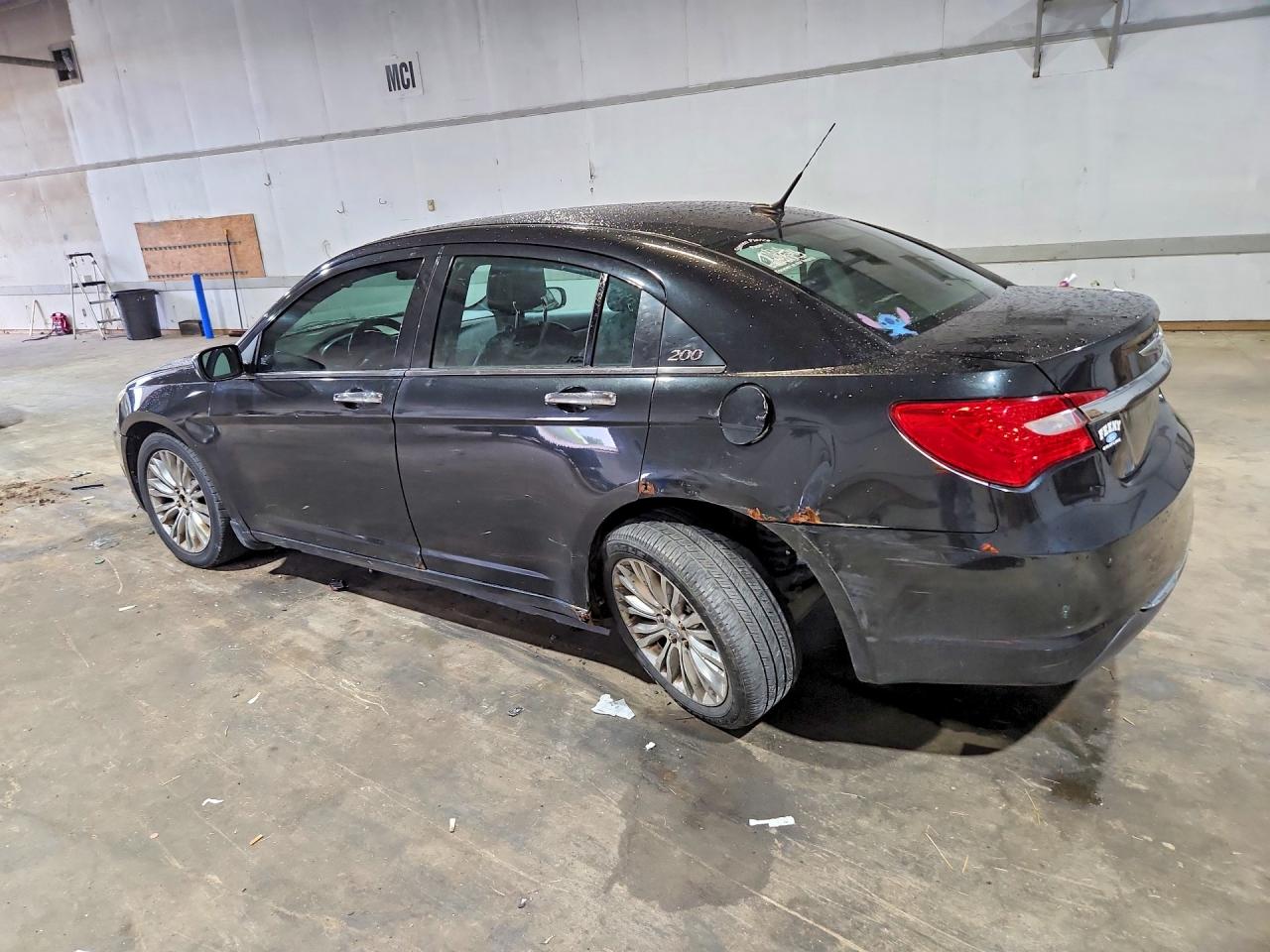 2011 Chrysler 200 Limited Black vin: 1C3BC2FG0BN520418
