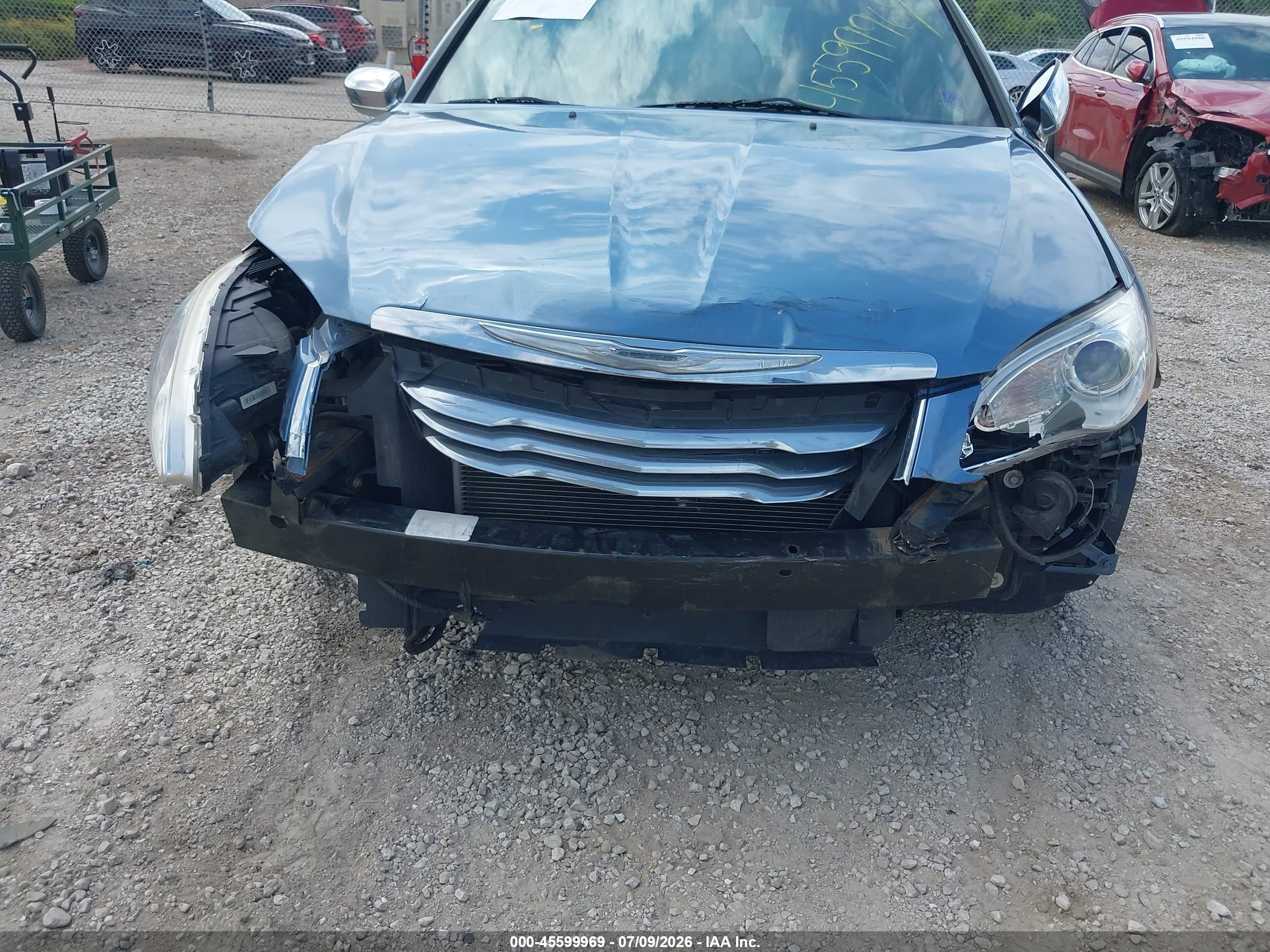 2011 Chrysler 200 Limited Blue vin: 1C3BC2FG1BN571488