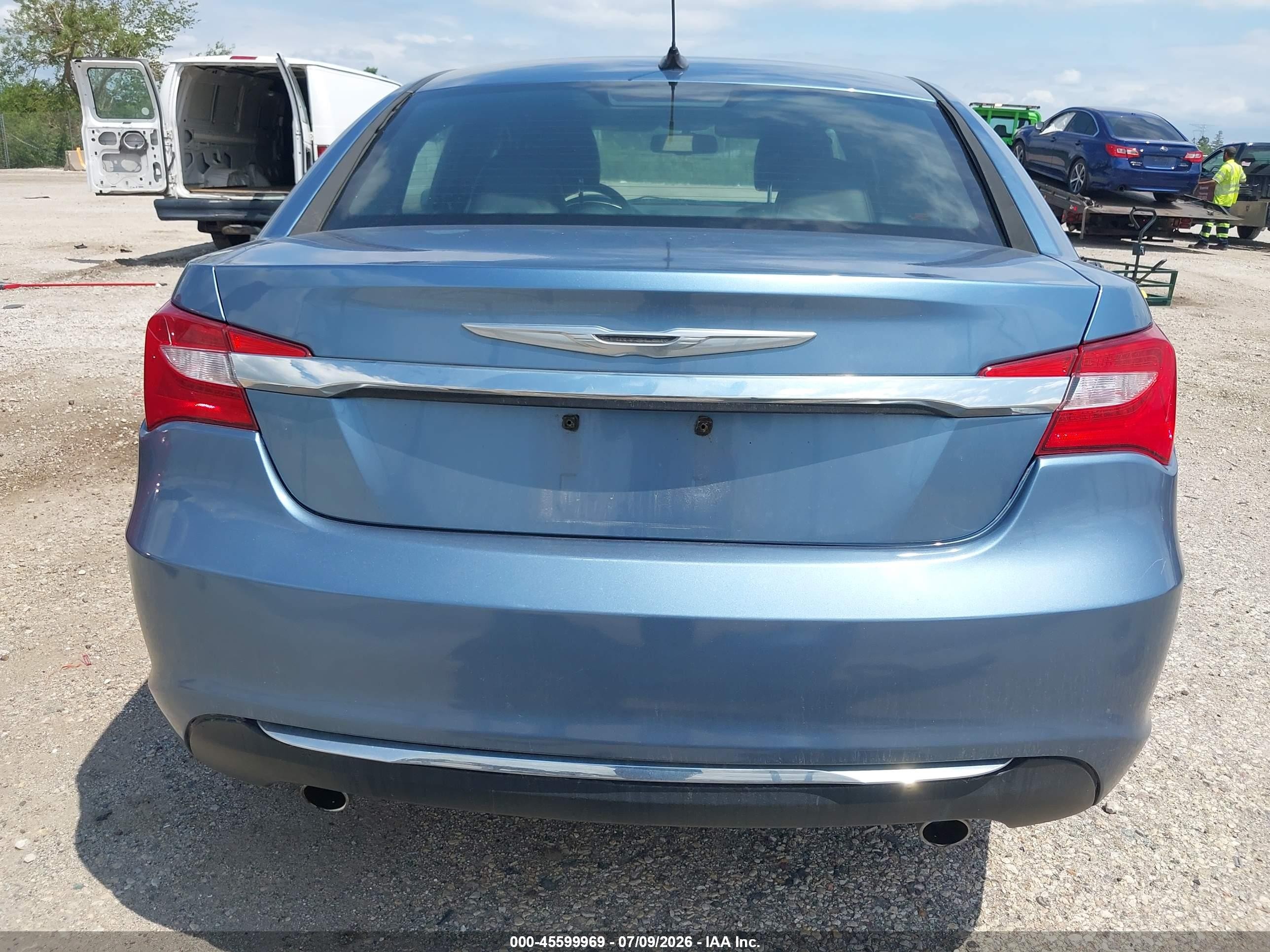 2011 Chrysler 200 Limited Blue vin: 1C3BC2FG1BN571488
