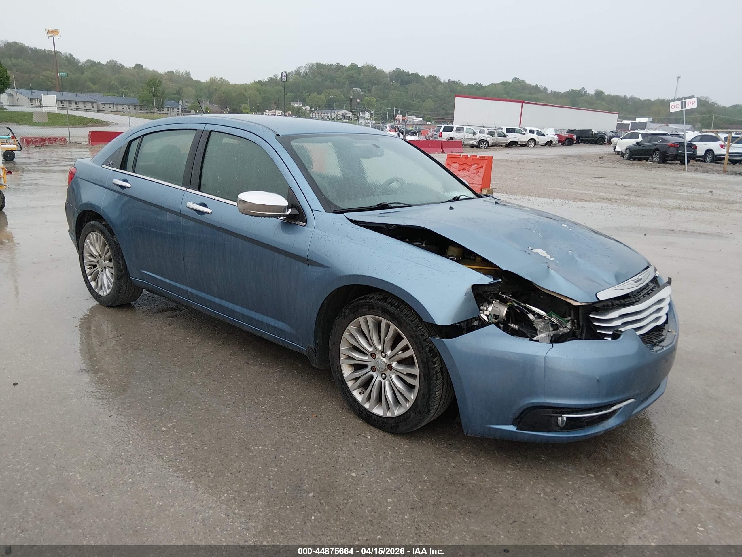 2011 Chrysler 200 Limited Blue vin: 1C3BC2FG1BN619345