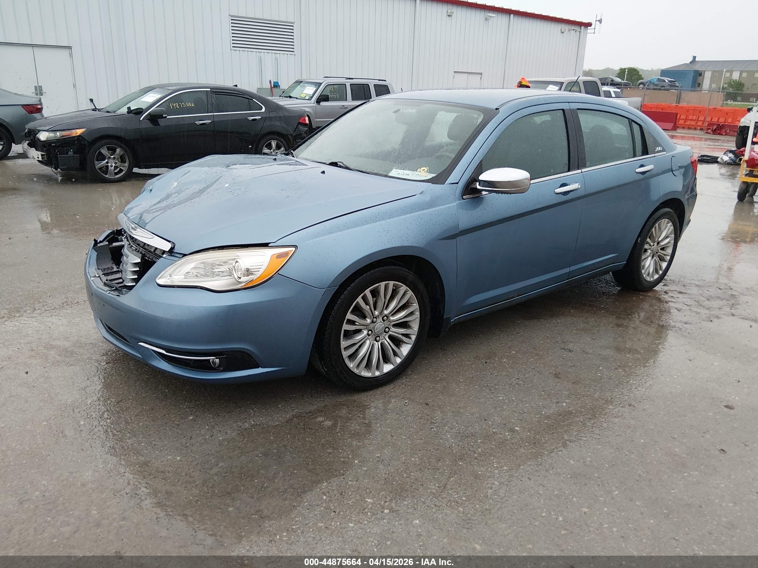 2011 Chrysler 200 Limited Blue vin: 1C3BC2FG1BN619345